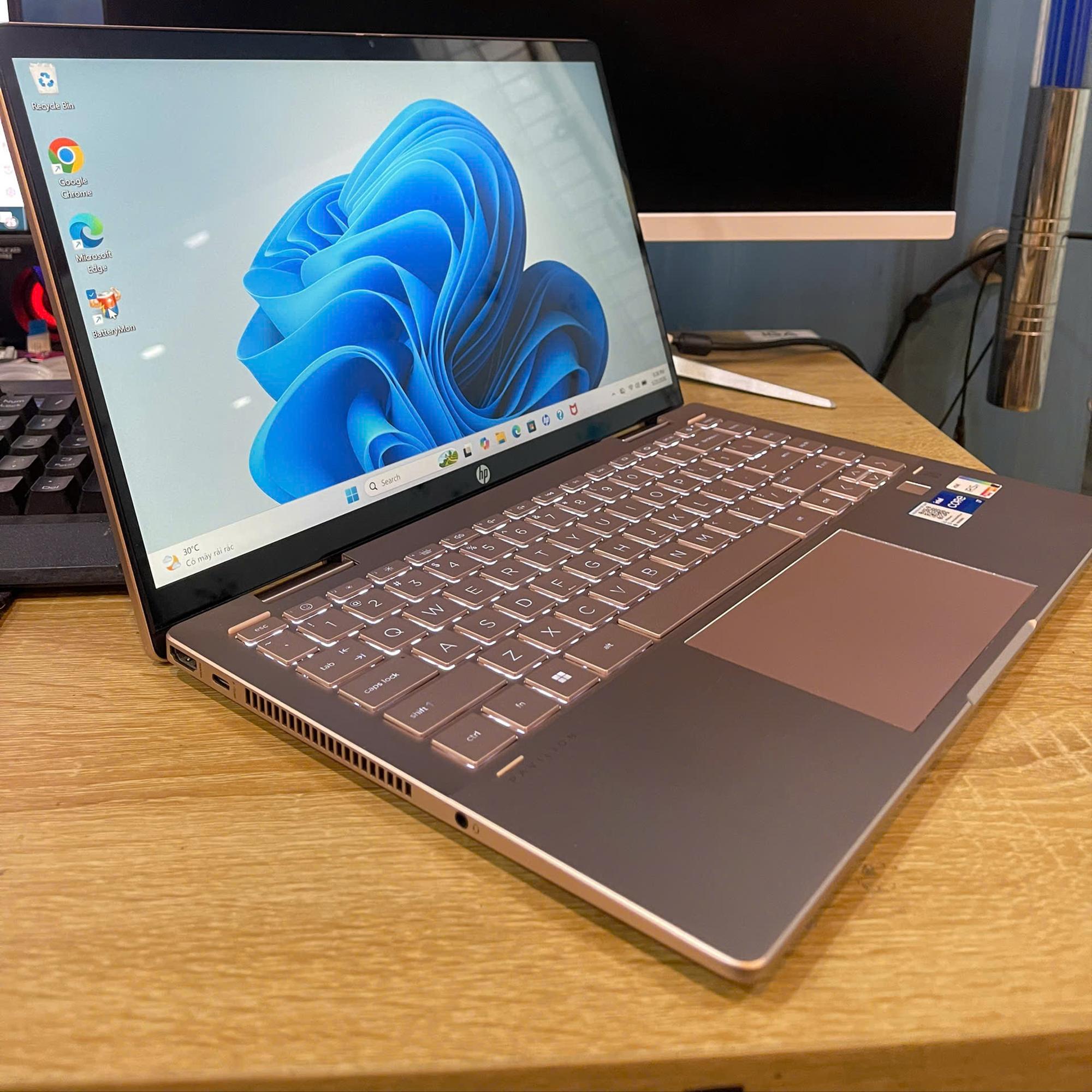 HP Pavilion X360 i7 12th Ram 16GB 512GB SSD Màn 14inch FHD IPS Cảm ứng-duoc-ban-tai-Vi Tính Kim Trân