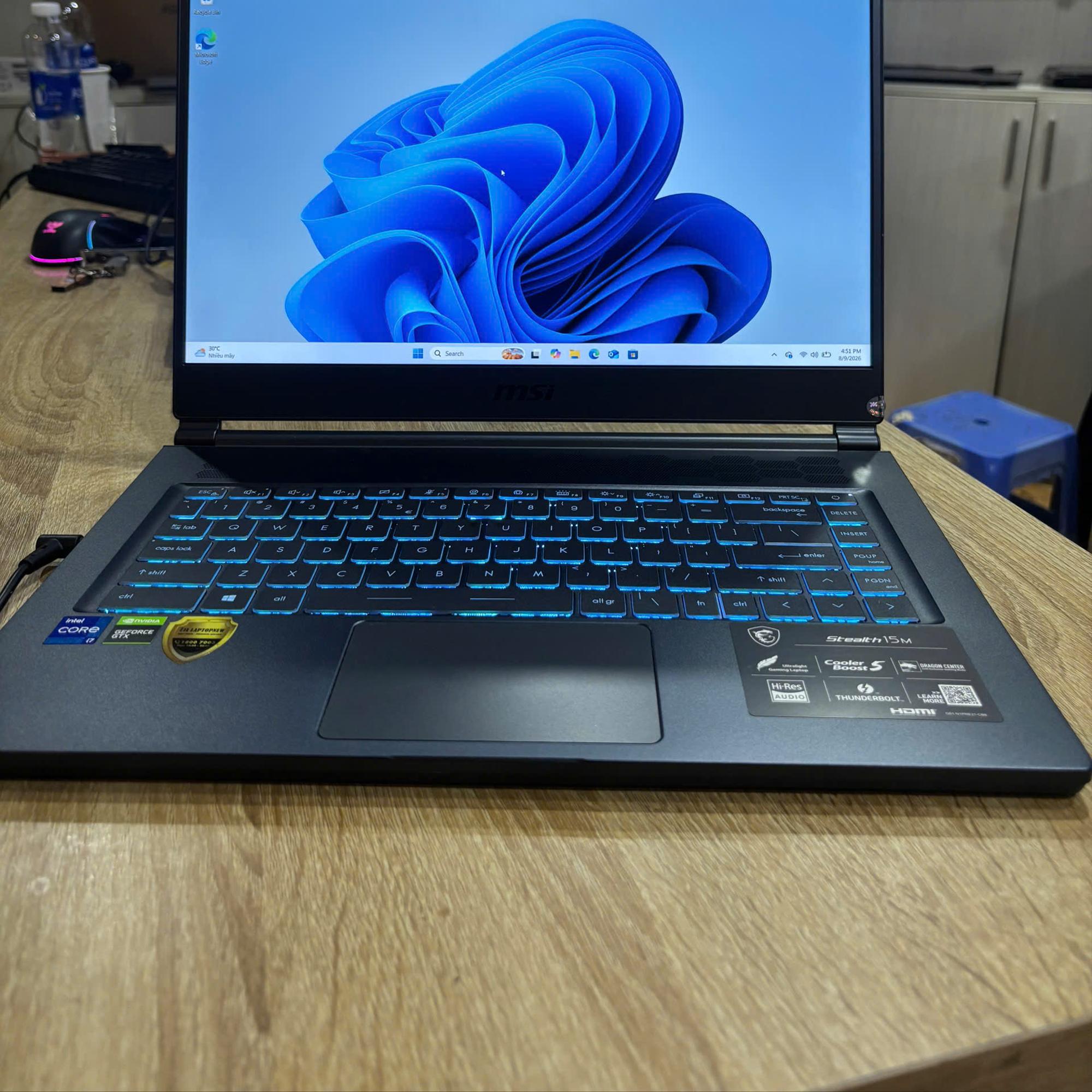 MSI Gaming i7 11th 16GB/512GB Card GTX 1660Ti 6GB-duoc-ban-tai-Vi Tính Kim Trân