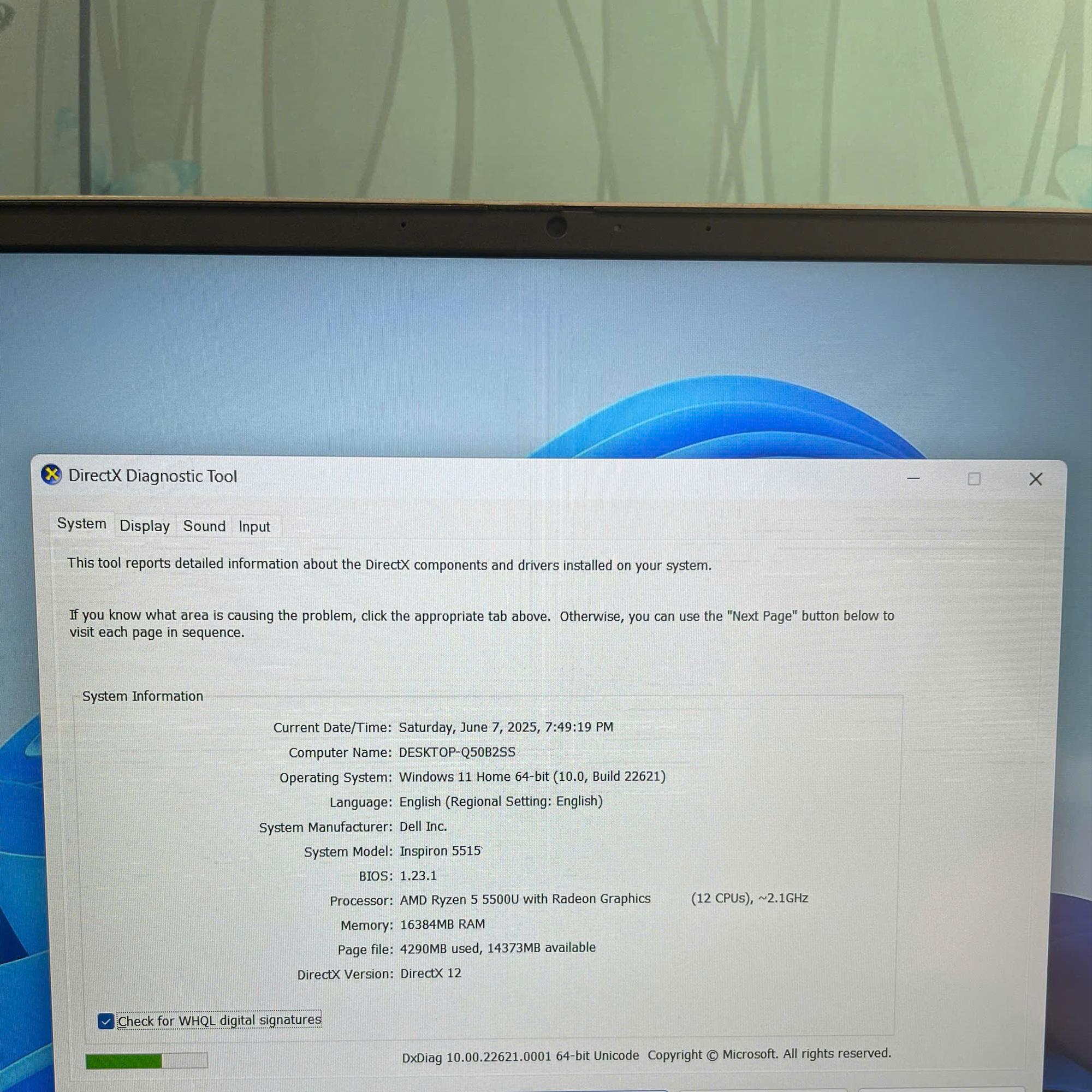 DELL INSPIRON 5515 RYZEN 5 5500U RAM 16GB 256GB SSD MÀN 15.6INCH FHD CÓ CẢM ỨNG-duoc-ban-tai-Vi Tính Kim Trân