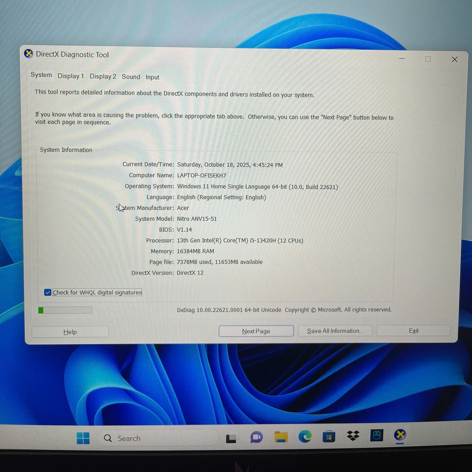 Acer Gaming i5 13th Card rời RTX 2050 Màn 15.6inch 180hz. Máy New sạc 1 lần -duoc-ban-tai-Vi Tính Kim Trân