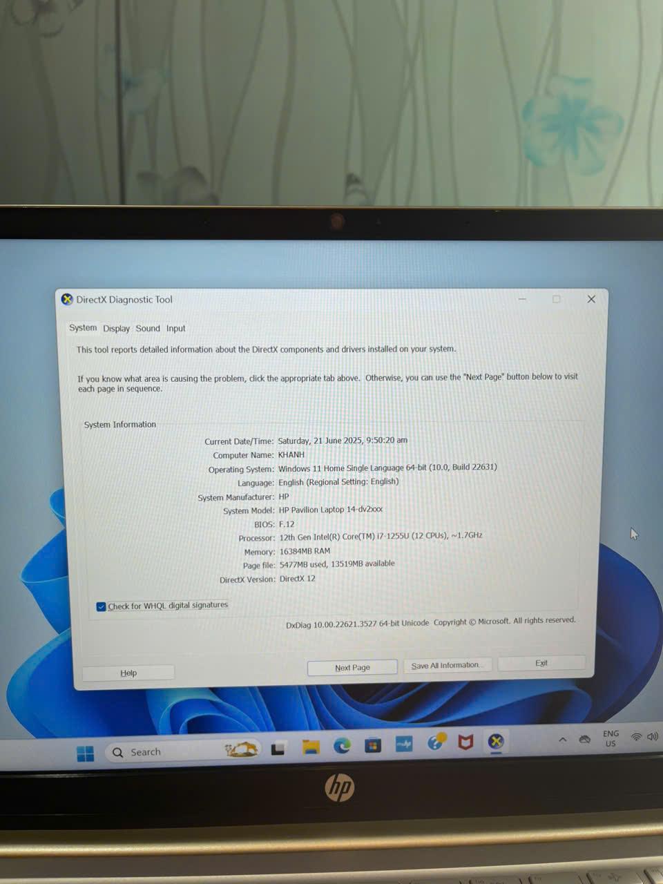 HP PAVILION i7 12th Ram 16GB 512GB - 14INCH-duoc-ban-tai-Vi Tính Kim Trân