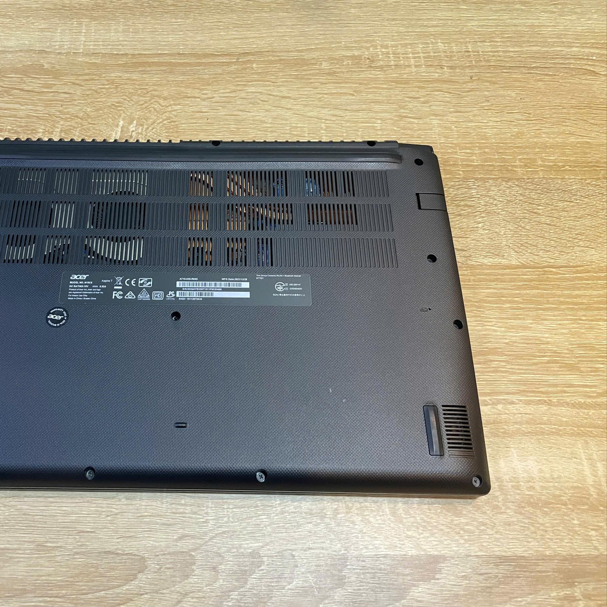Acer Aspire 7 Ryzen 5 5500u Ram 8GB 512GB SSD CARD GTX 1650 Màn 15,6inch 144hz-duoc-ban-tai-Vi Tính Kim Trân