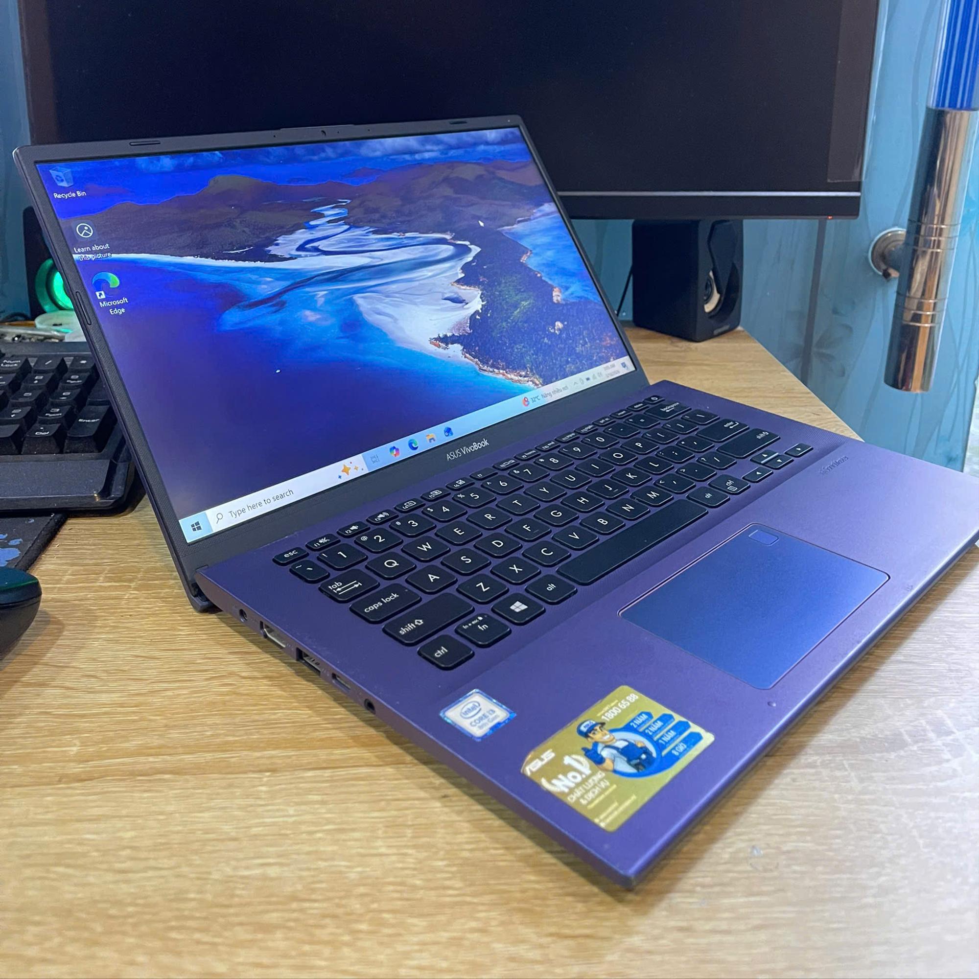 Asus i3 8th Ram 8GB 128GB SSD Màn hình 14inch FHD-duoc-ban-tai-Vi Tính Kim Trân