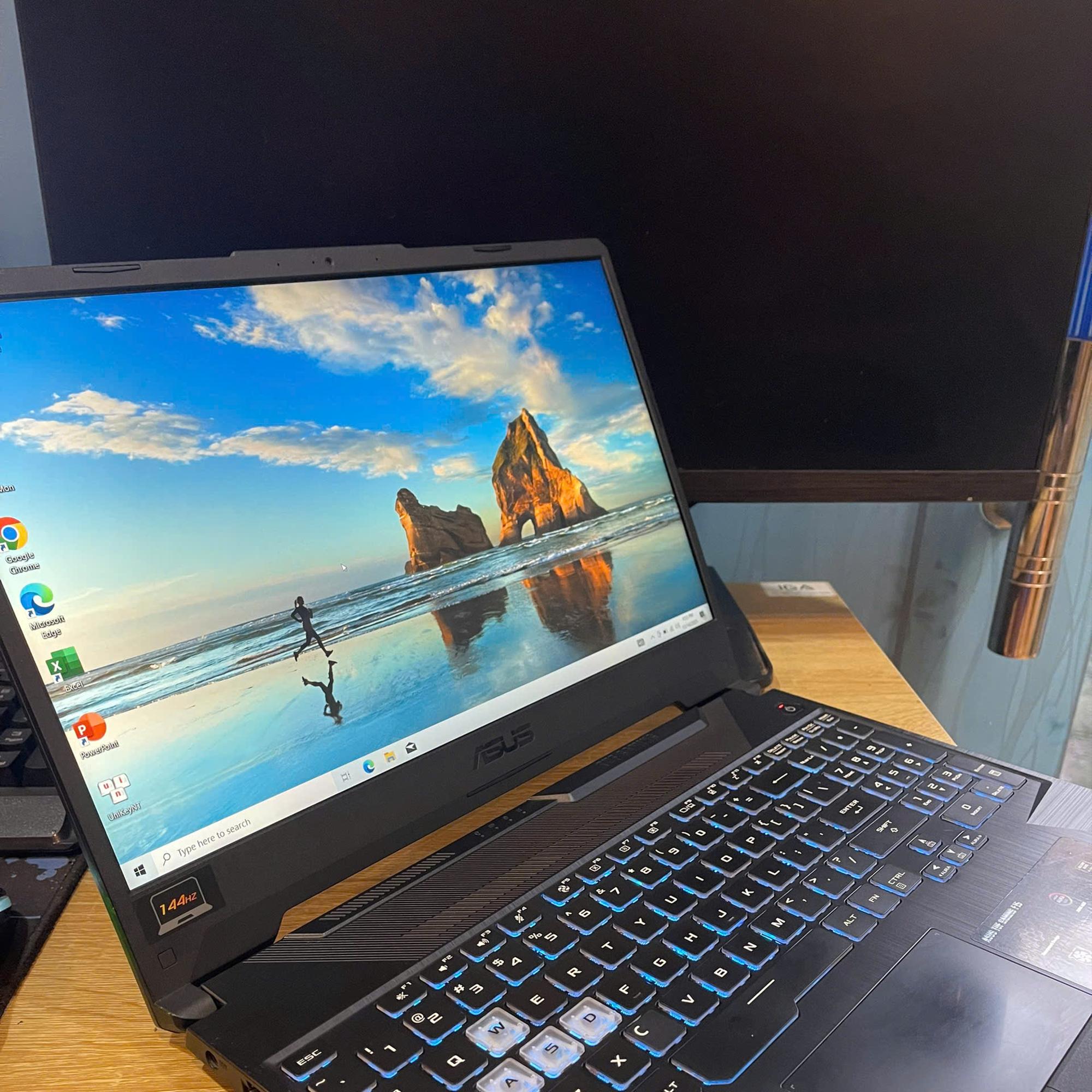 Asus Tuf i5 10th Ram 16GB 512GB SSD Card GTX 1650 Màn 15.6inch FHD 144Hz-duoc-ban-tai-Vi Tính Kim Trân