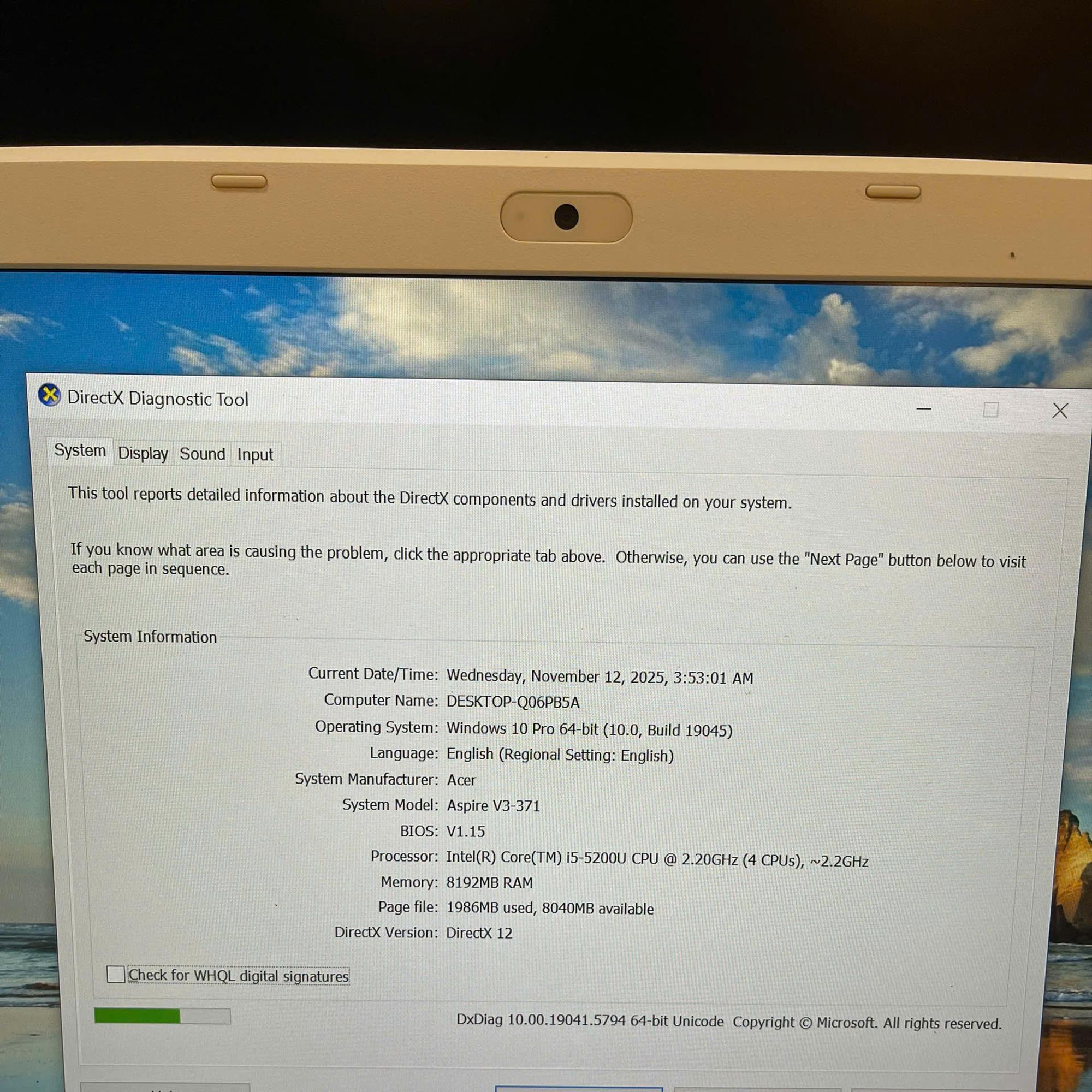 Acer i5 5th Ram 8GB 128GB SSD Màn 13,3inch FHD-duoc-ban-tai-Vi Tính Kim Trân