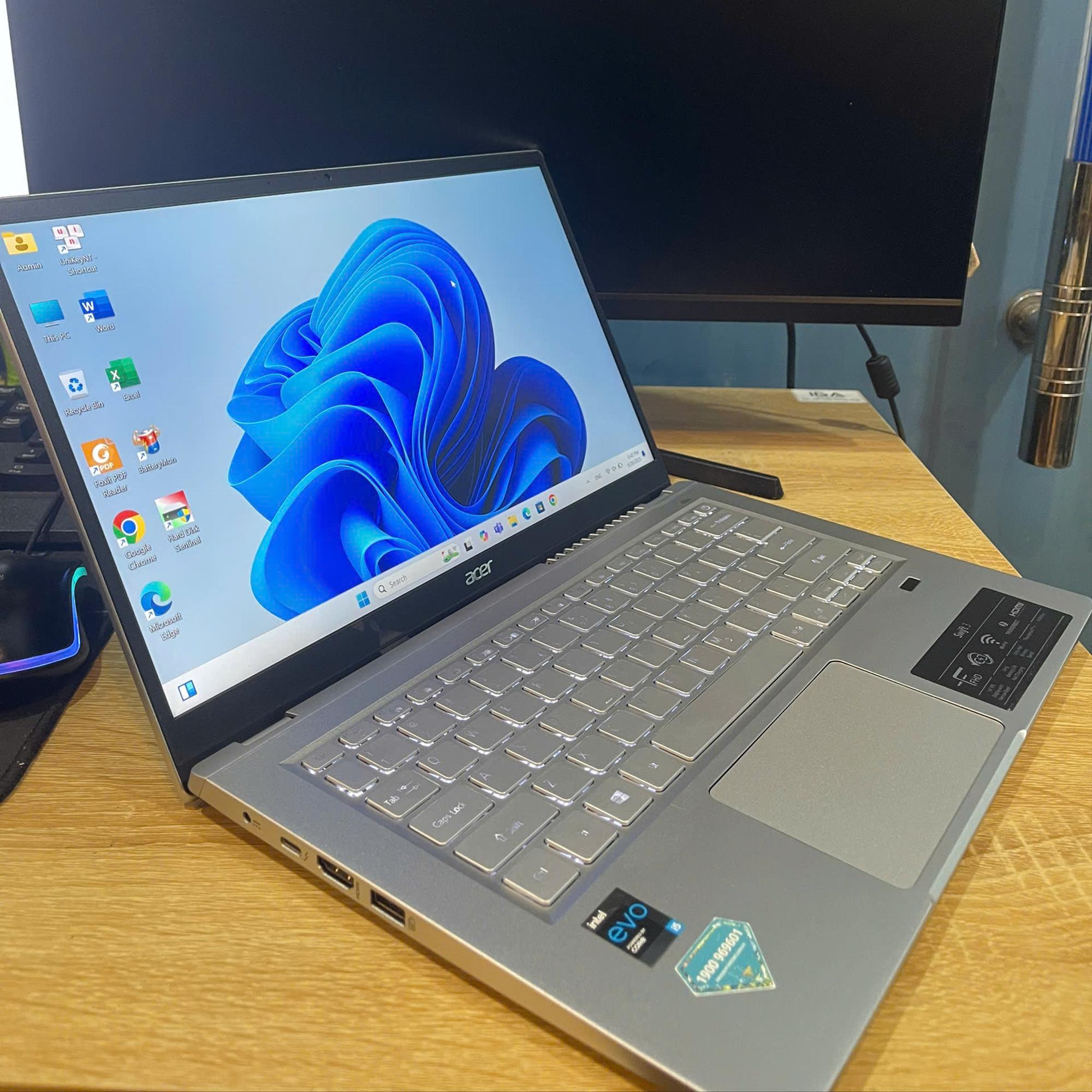 Acer i5 11th Ram 16GB SSD 512GB Màn 14inch FHD-duoc-ban-tai-Vi Tính Kim Trân