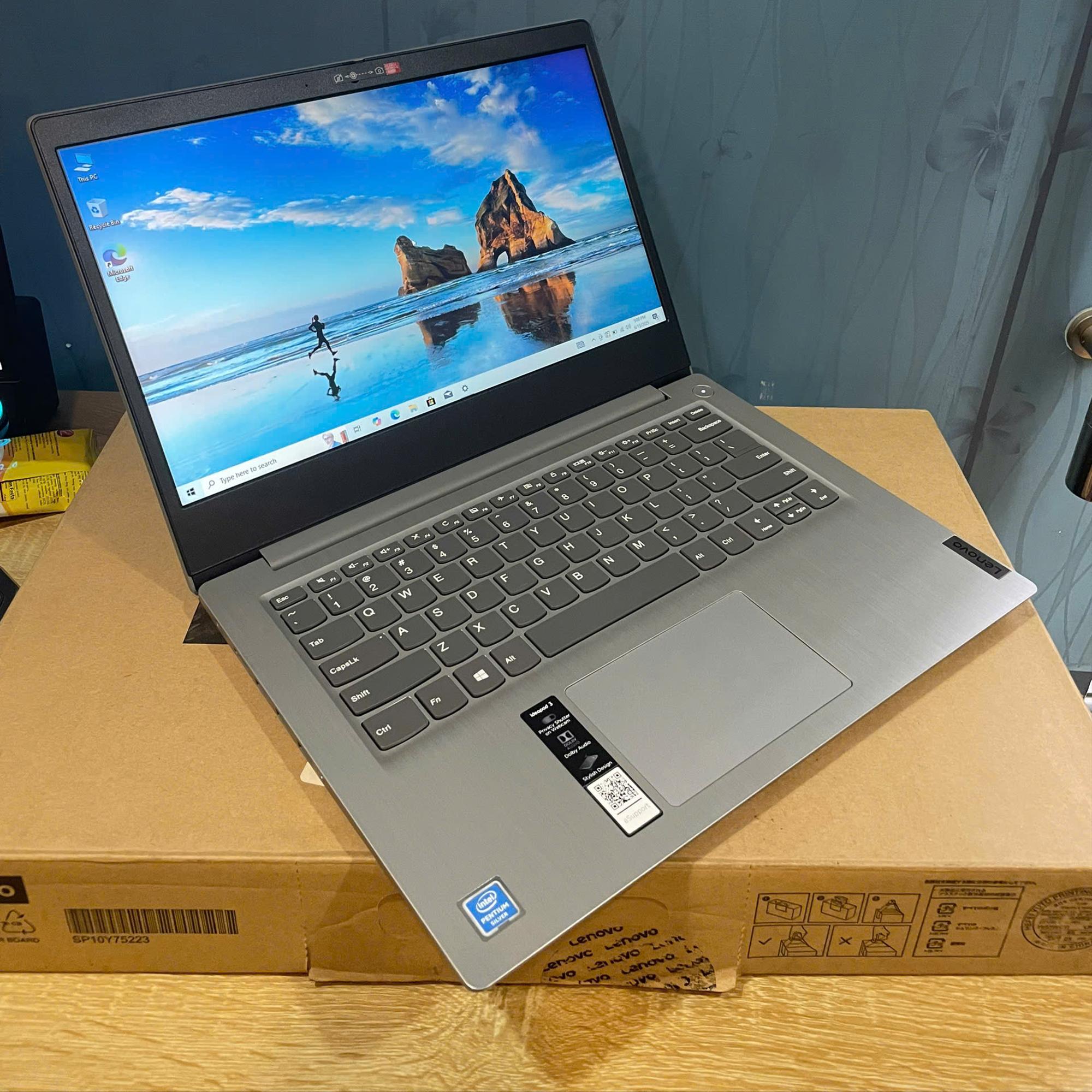 LENOVO IDEAPAD - Intel Pentium Silver N5030 Máy Đẹp Keng có Box-duoc-ban-tai-Vi Tính Kim Trân