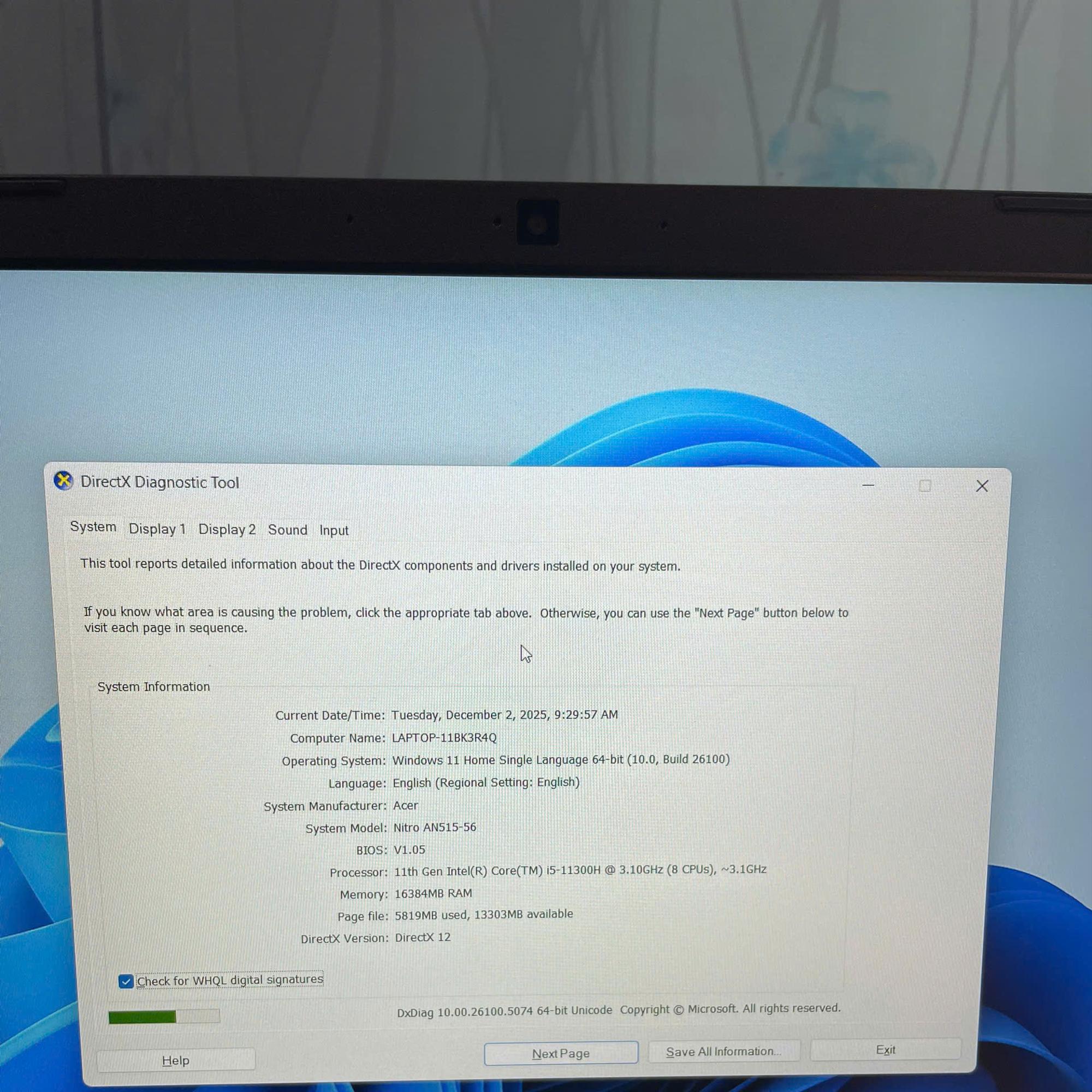 Acer Nitro i5 11th Ram 16GB 512GGB SSD Card rời GTX 1650 Màn 15.6inch FHD 144HZ-duoc-ban-tai-Vi Tính Kim Trân