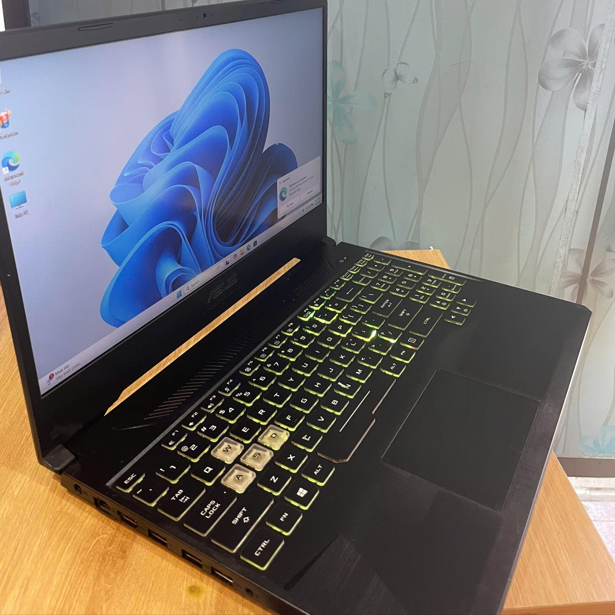 ASUS Tuf Gaming Ryzen 7 3750H Ram 16GB 512GB SSD CARD GTX 1650 Màn 15.6inch 144hz-duoc-ban-tai-Vi Tính Kim Trân