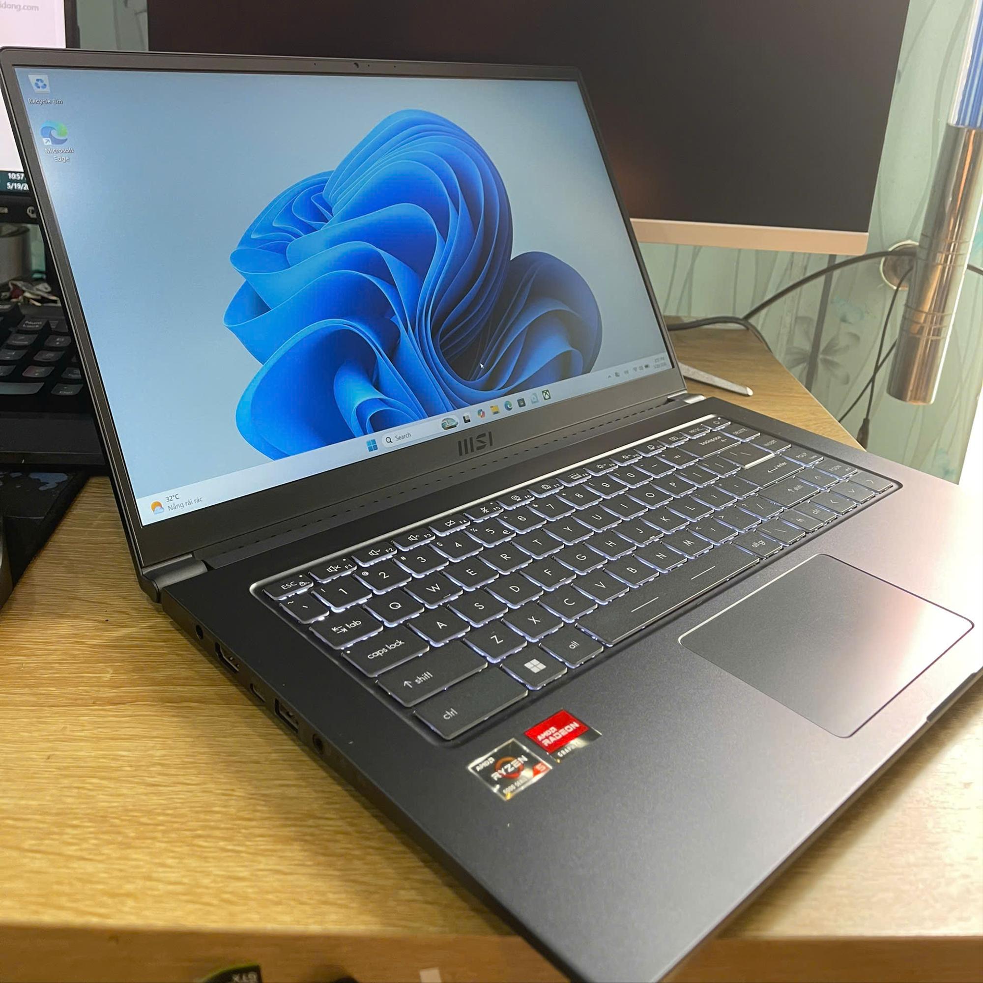 MSI Ryzen 5 5500U 8/512GB Màn 15.6inch FHD IPS-duoc-ban-tai-Vi Tính Kim Trân