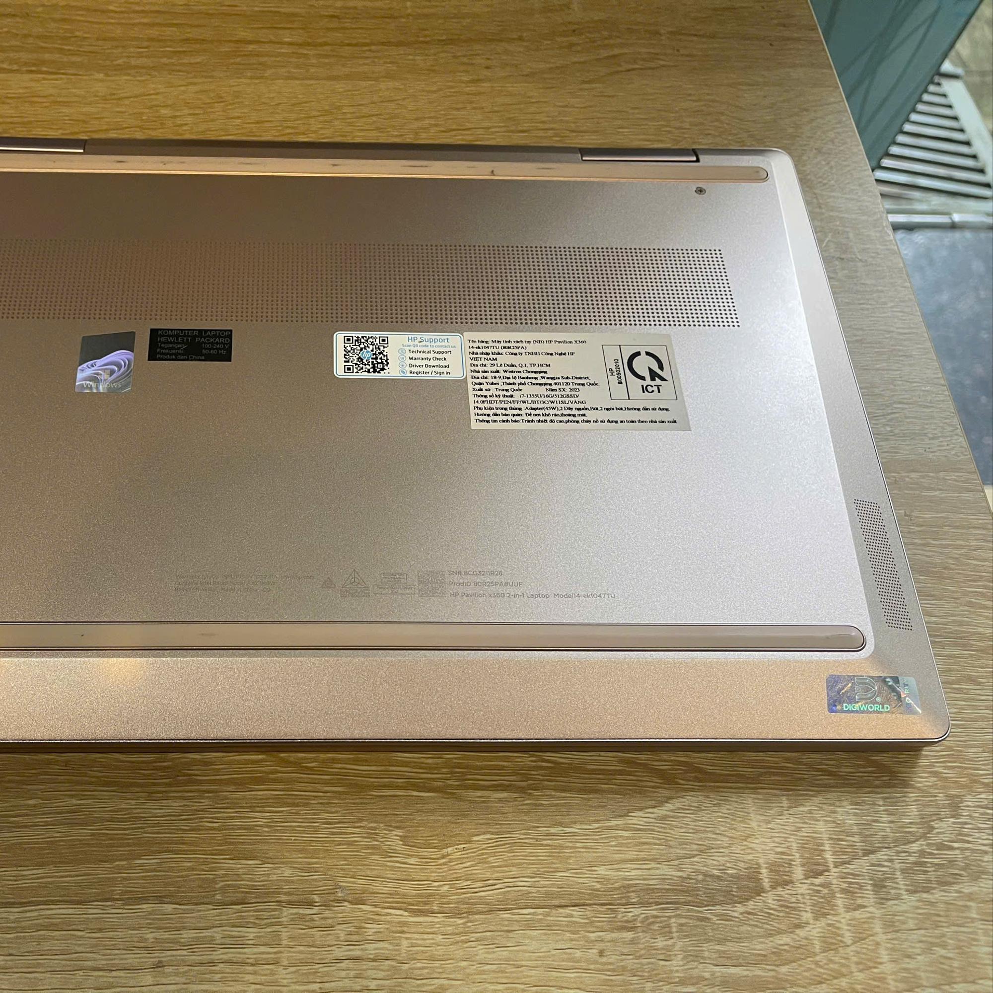 HP i7 13th Ram 16GB 512GB SSD Màn 14inch FHD xoay gập 360° -duoc-ban-tai-Vi Tính Kim Trân