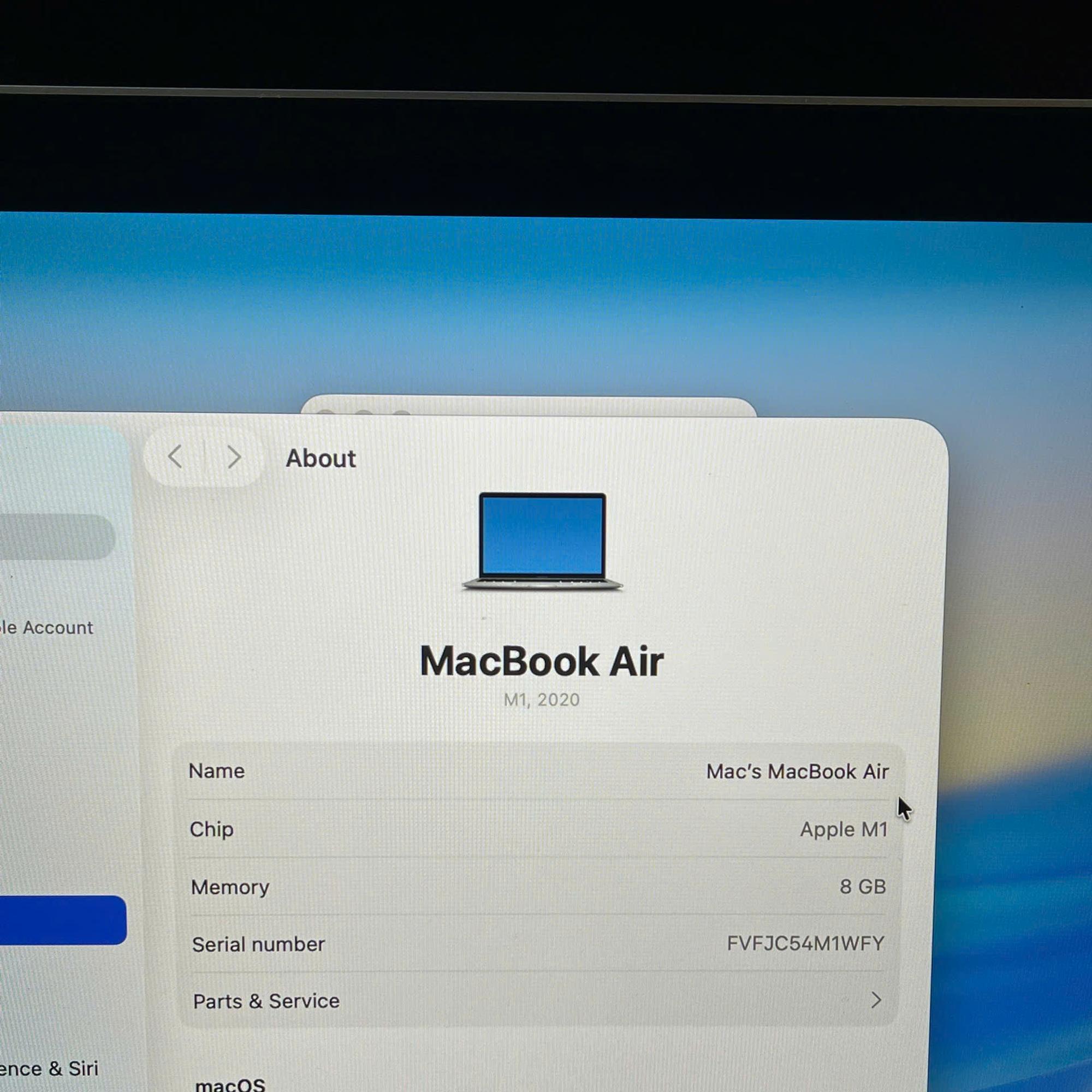 MacBook Air M1 2020 Ram 8GB 256GB SSD Màn 13.3inch Retina 2.5k Pin 84%-duoc-ban-tai-Vi Tính Kim Trân
