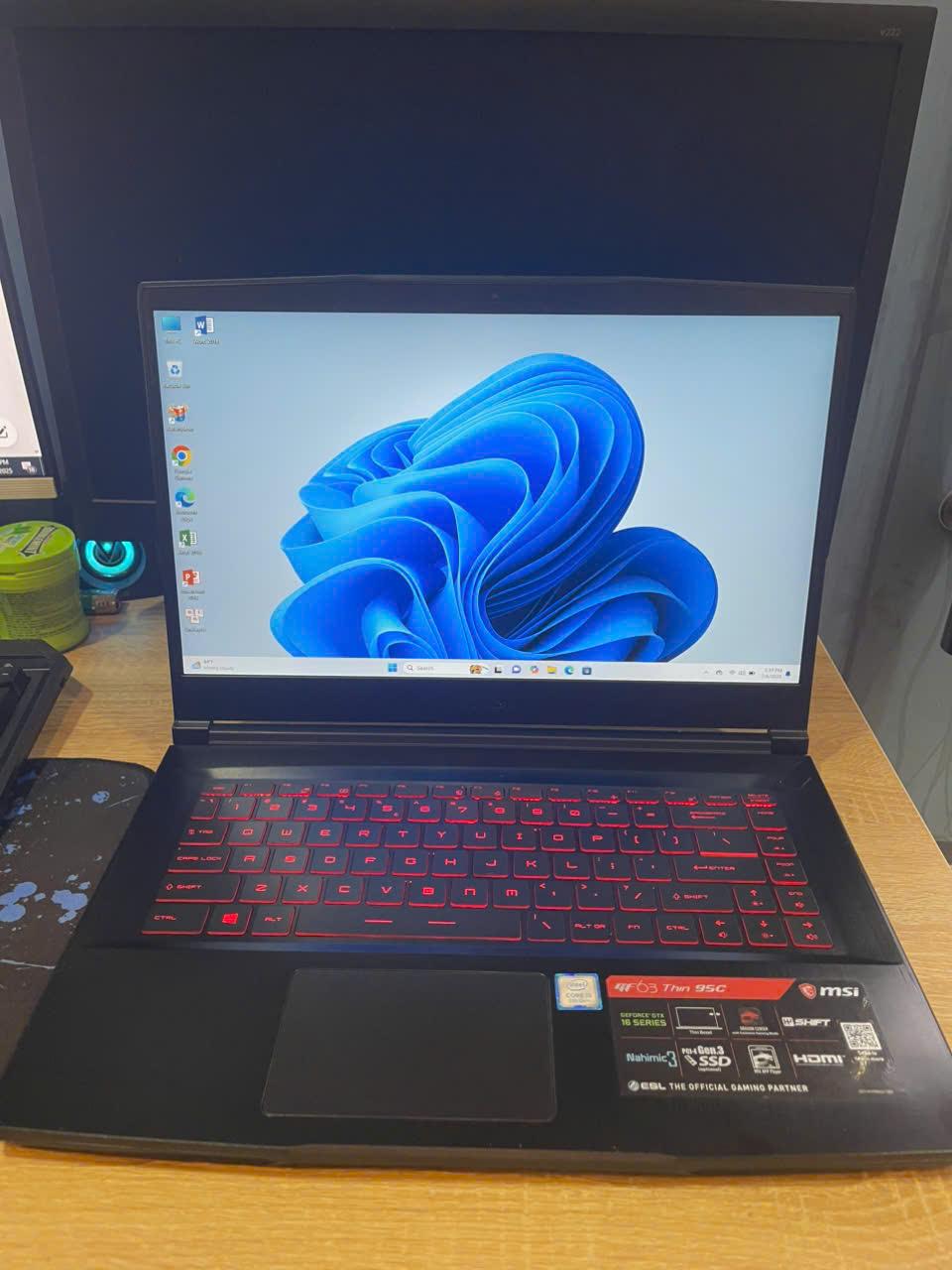 MSI Gaming i5 9th Ram 16GB 256GB SSD Card GTX 1650 Màn 15.6inch FHD-duoc-ban-tai-Vi Tính Kim Trân