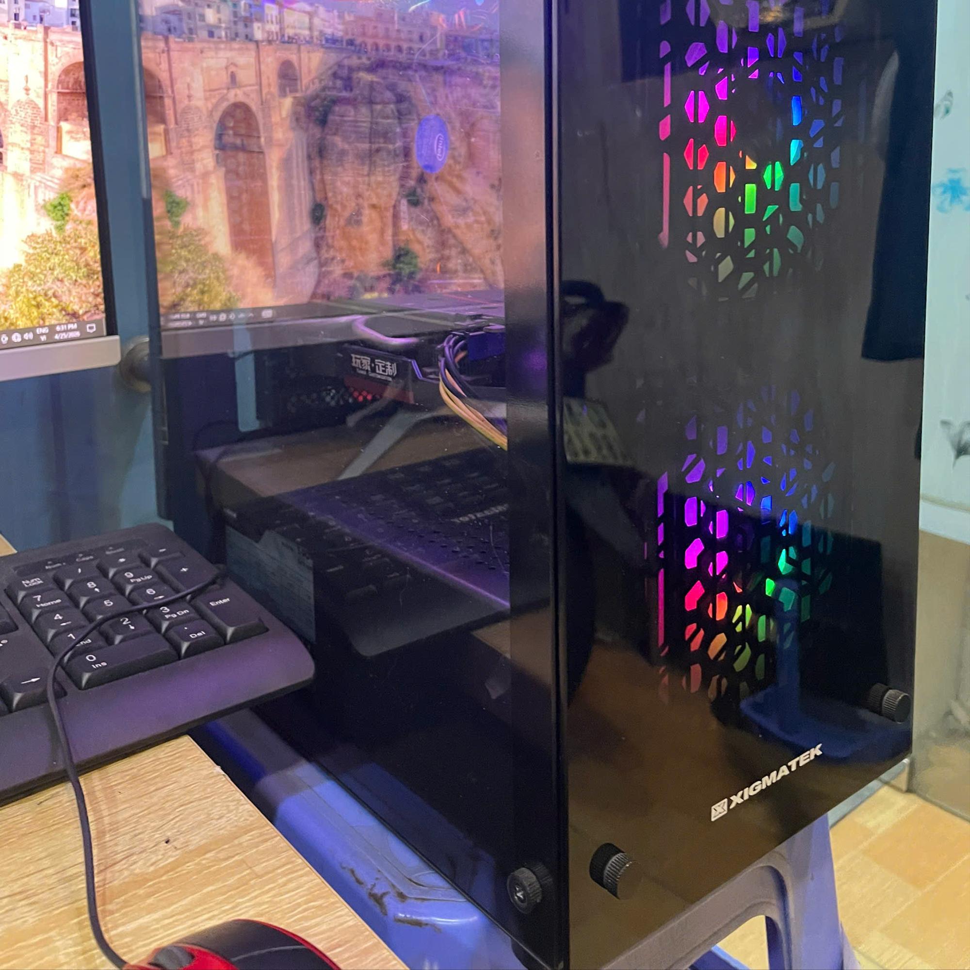PC i5 7th Ram 8GB SSD 256GB SSD Card GTX 1050 Màn 24inch FHD -duoc-ban-tai-Vi Tính Kim Trân