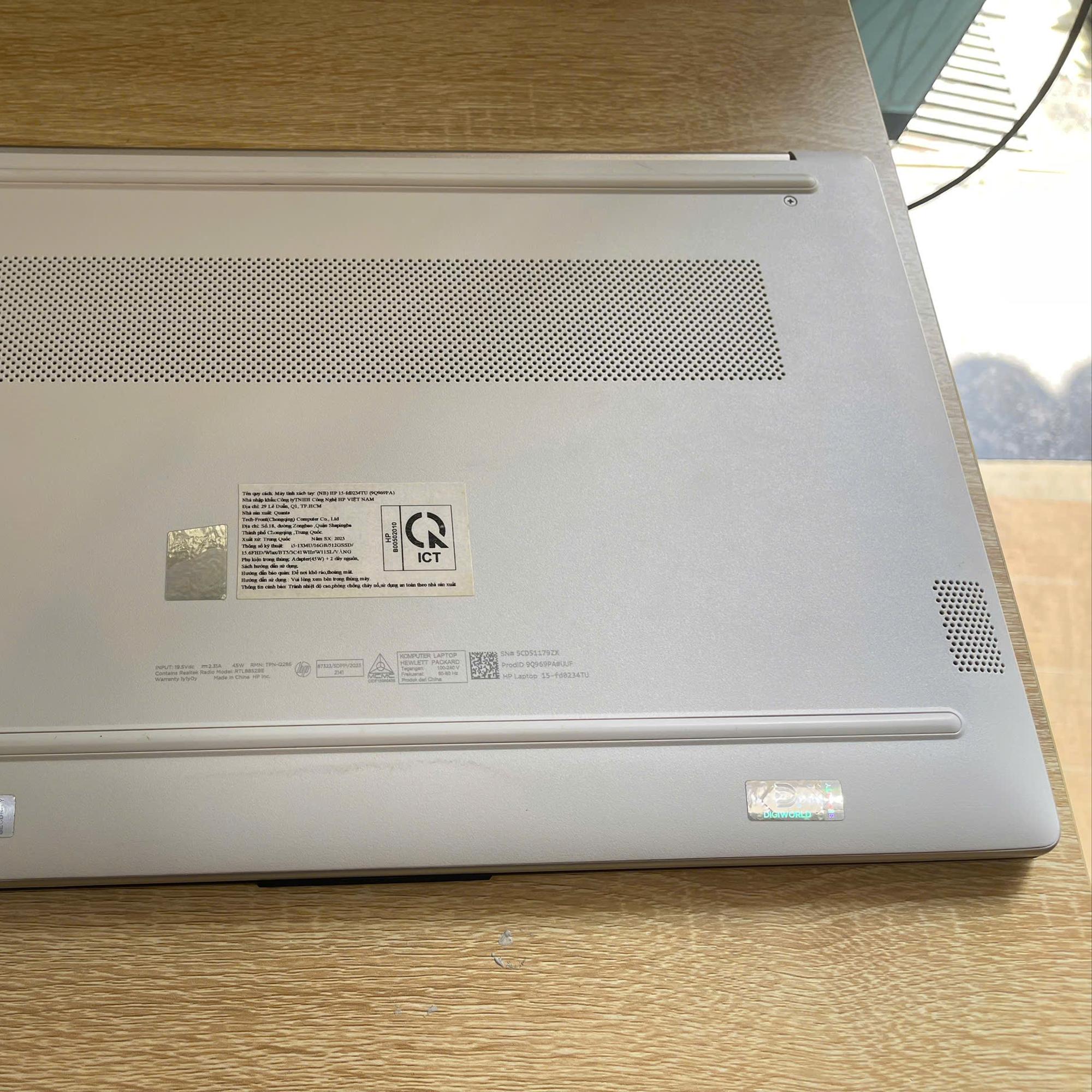 HP i5 13th Ram 16GB 512GB SSD Màn 15.6inch FHD BH TGDĐ tới 6/2026-duoc-ban-tai-Vi Tính Kim Trân