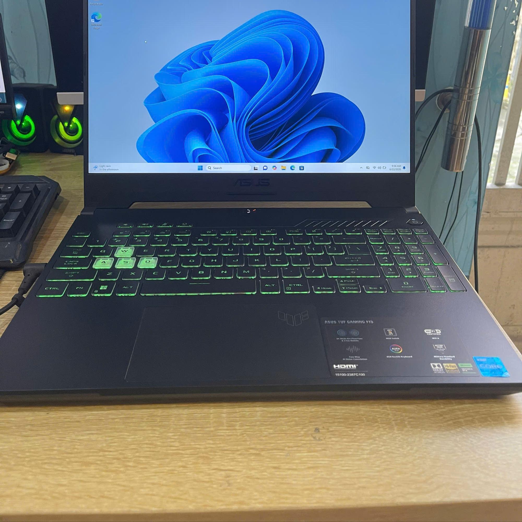 Asus TUF i5 12th 16GB/512GB NVMe Card RTX 3050 Màn 15.6inch FHD-duoc-ban-tai-Vi Tính Kim Trân