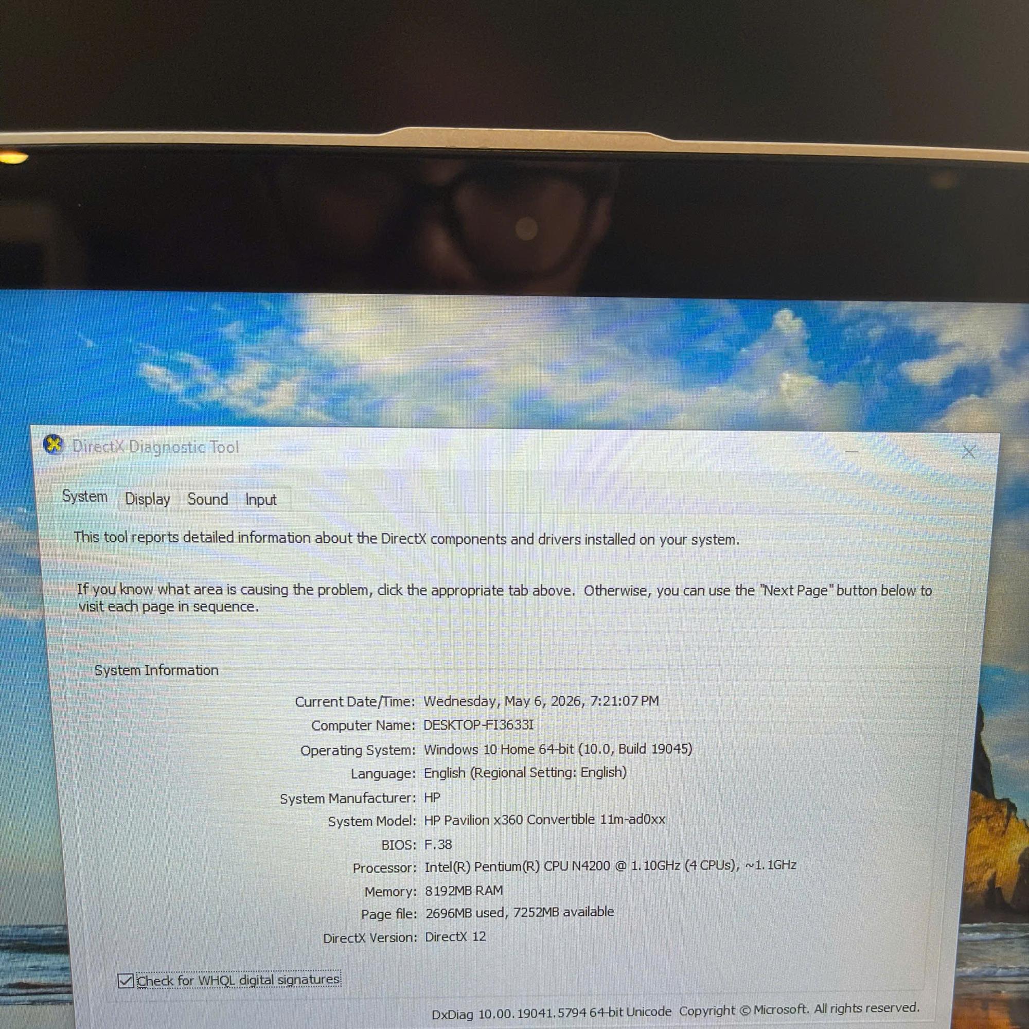 HP Pentium N4200 8GB/128GB SSD Màn 11.6inch Cảm ứng Xoay gặp 360-duoc-ban-tai-Vi Tính Kim Trân