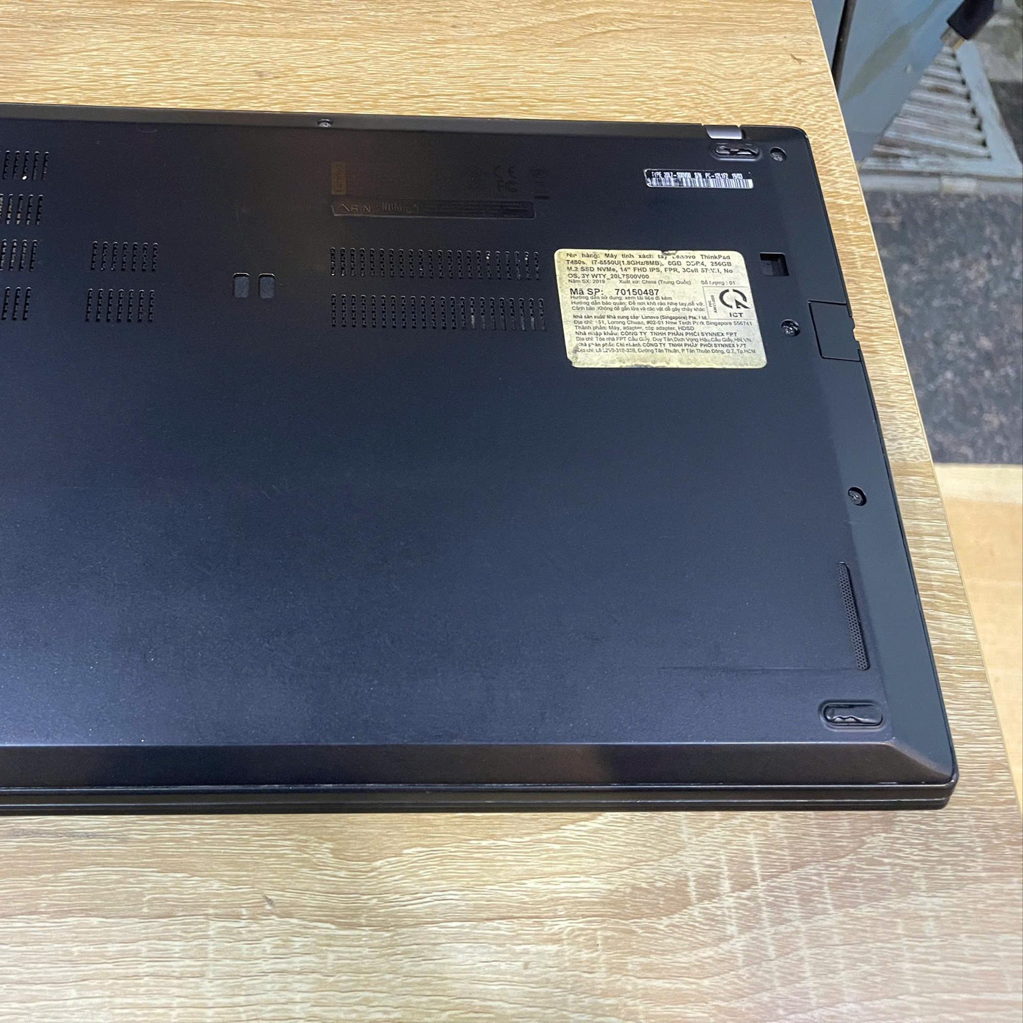 ThinkPad T480S i7 8th Ram 8GB 256GB SSD Màn 14inch FHD -duoc-ban-tai-Vi Tính Kim Trân