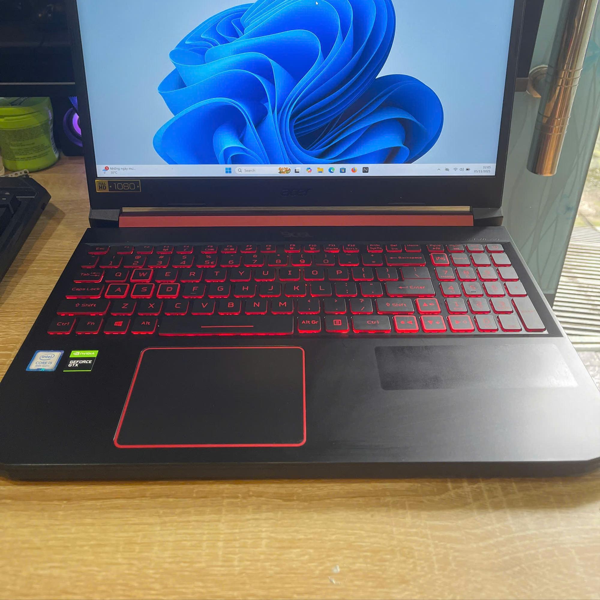 Acer i5 9th Ram 8GB 256GB SSD Card GTX 1050 Màn 15.6inch FHD-duoc-ban-tai-Vi Tính Kim Trân