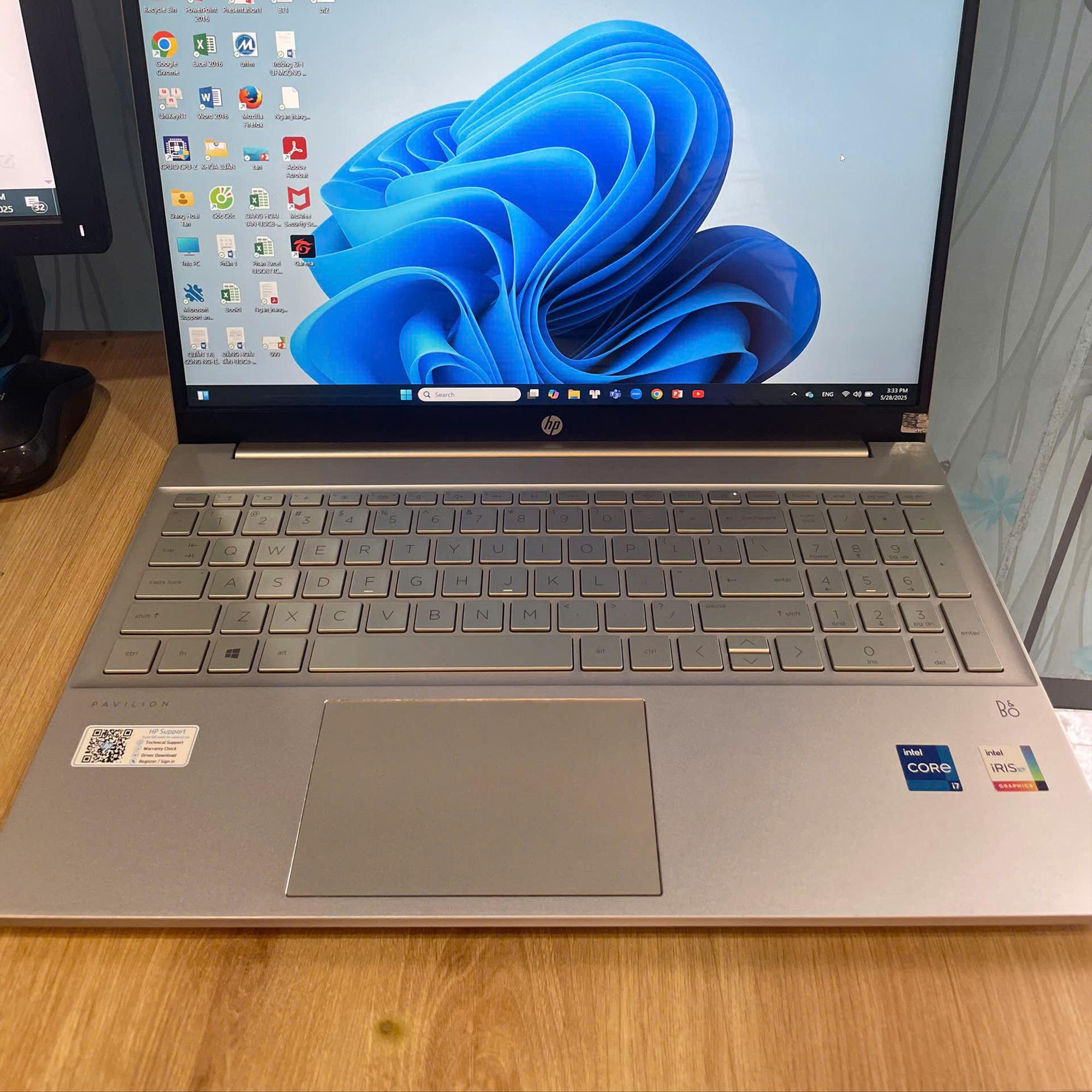 HP PAVILION i7 11th ZIN TEM - Ram 8GB 512GB SSD Màn 15.6inch FHD -duoc-ban-tai-Vi Tính Kim Trân
