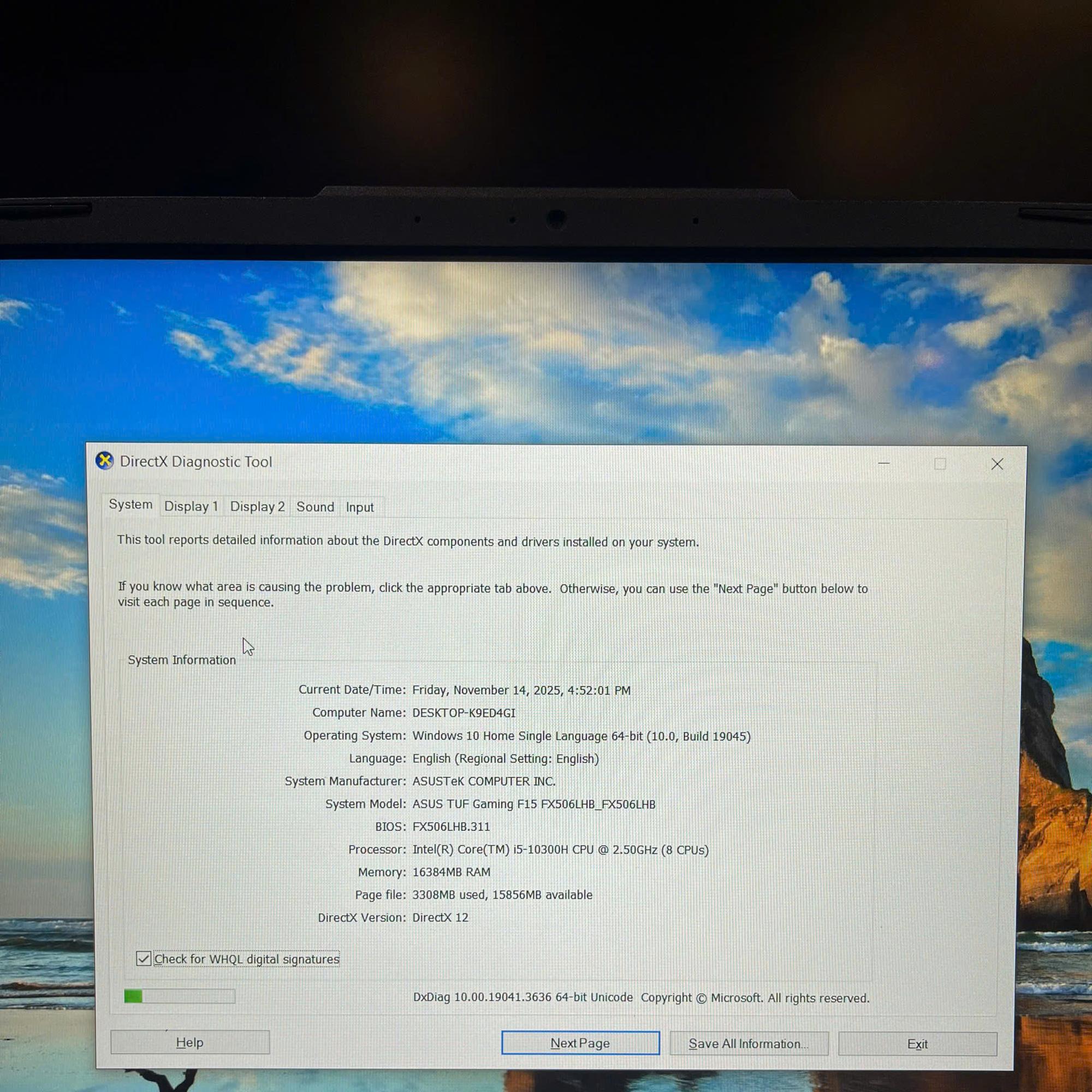 Asus Tuf i5 10th Ram 16GB 512GB SSD Card GTX 1650 Màn 15.6inch FHD 144Hz-duoc-ban-tai-Vi Tính Kim Trân