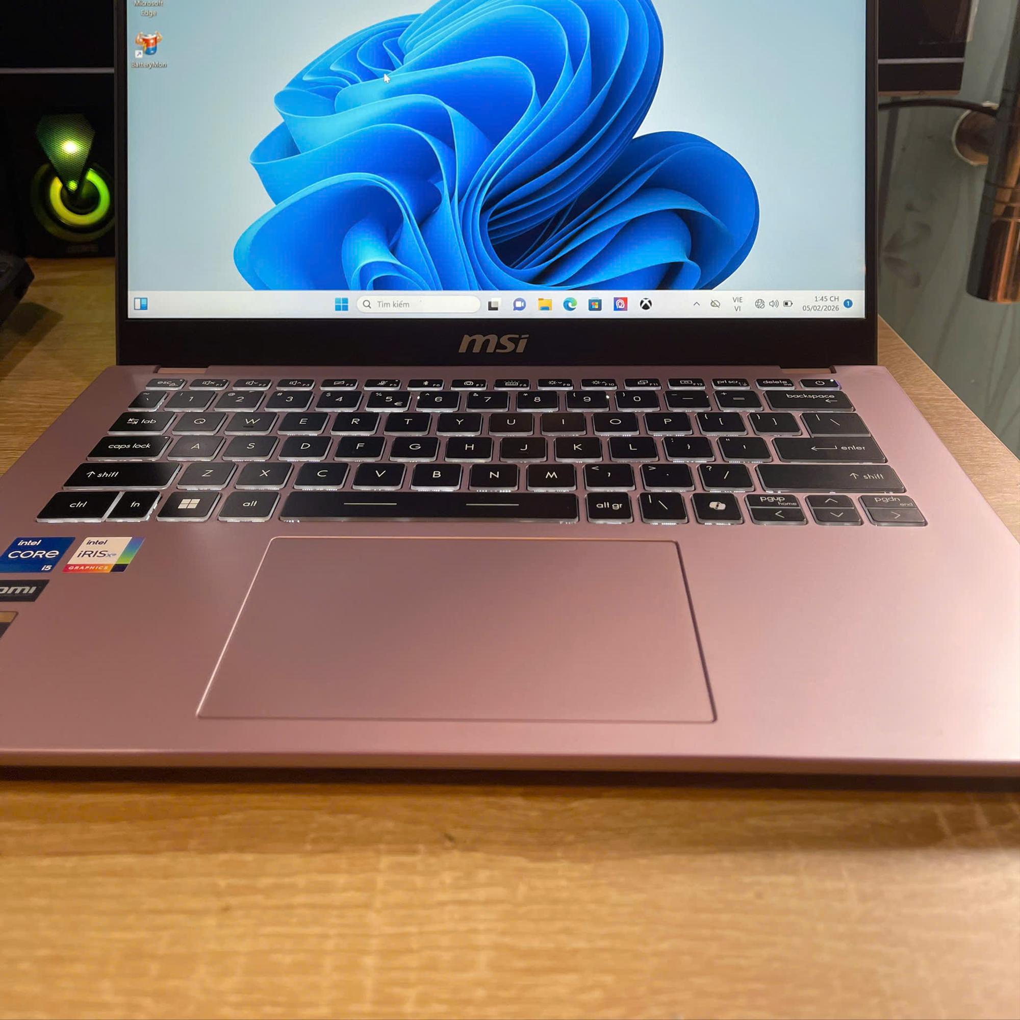 MSI i5 13th Ram 16GB 512GB SSD Màn 14inch FHD IPS-duoc-ban-tai-Vi Tính Kim Trân