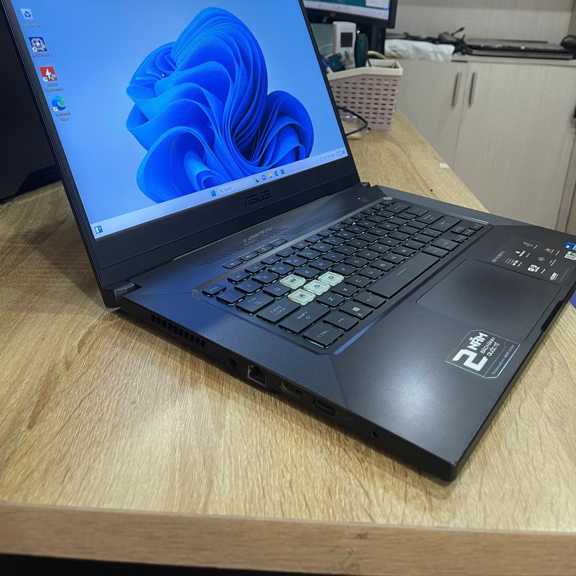 Asus TUF Dash i7 11th Ram 16GB 512GB SSD Card RTX 3060 Màn 15.6inch FHD 144Hz-duoc-ban-tai-Vi Tính Kim Trân
