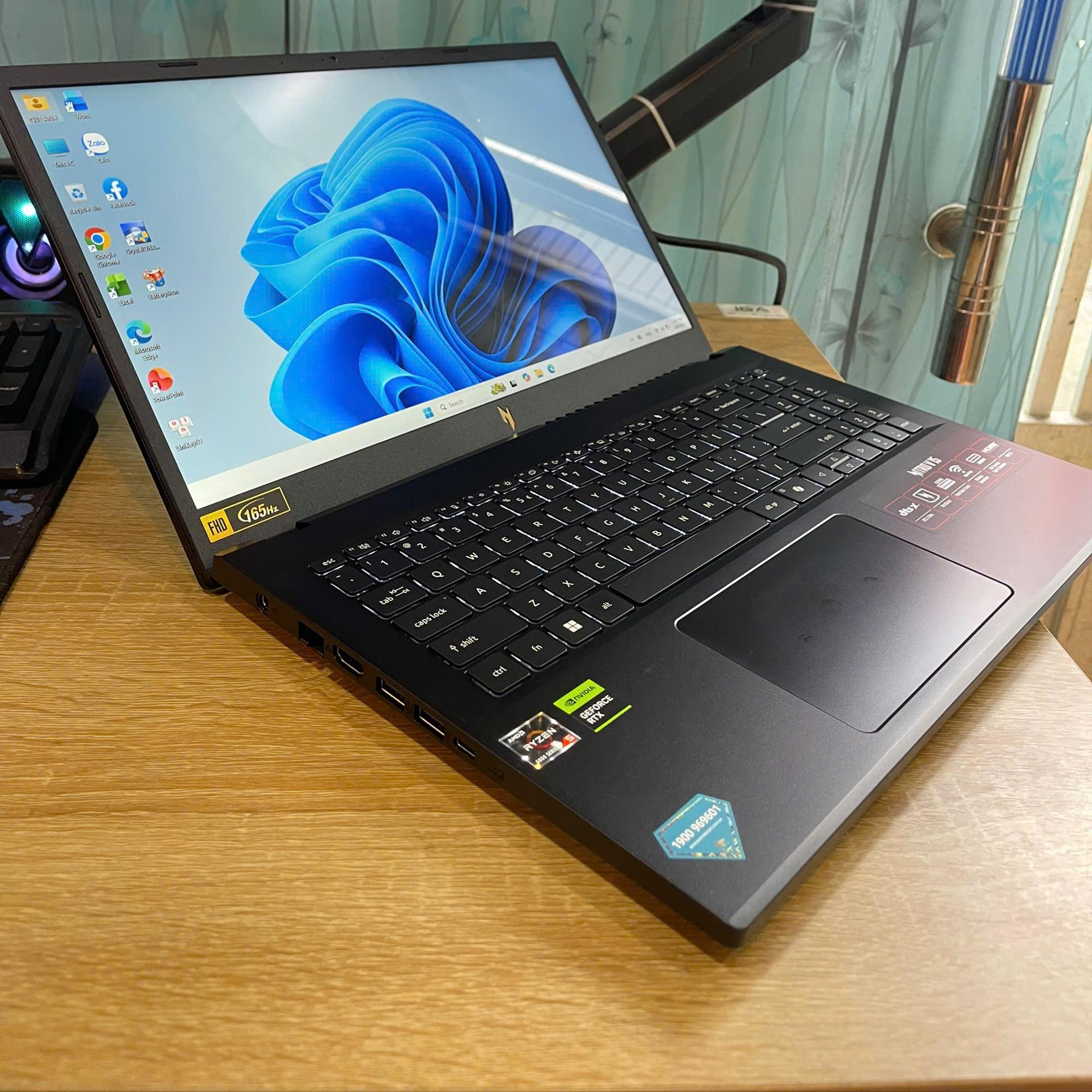 Acer Nitro V Ryzen 5 6600H Ram 16GB 512GB SSD Card RTX 2050 Màn 15.6inch 165hz. BH TGDĐ tới 3/2027-duoc-ban-tai-Vi Tính Kim Trân