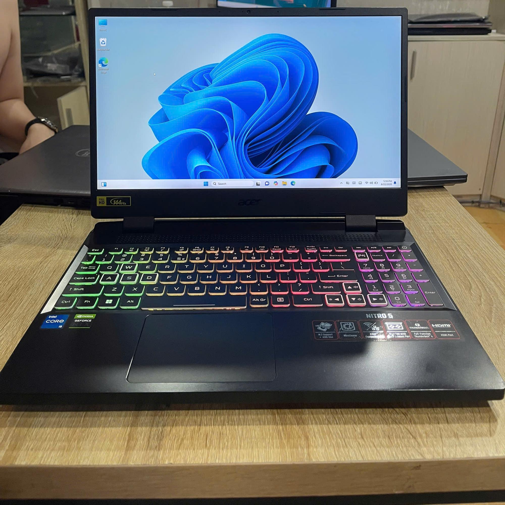 Acer Nitro Tiger i5 12th 8/512GB Card RTX 3050 Màn 15.6inch 144Hz.-duoc-ban-tai-Vi Tính Kim Trân