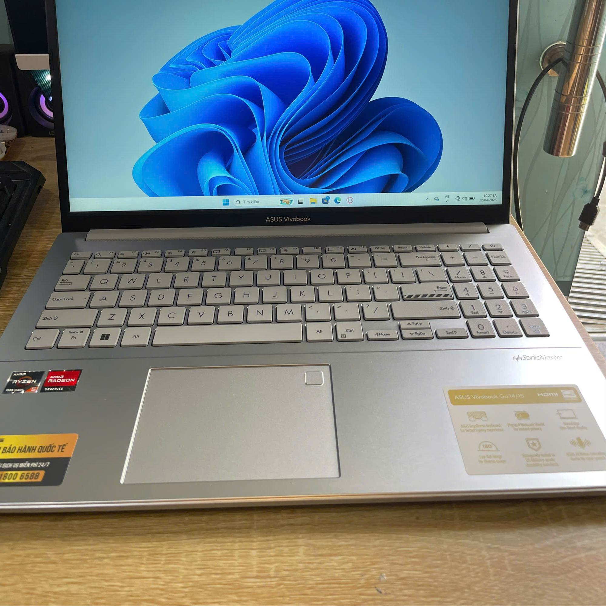 Asus Ryzen 5 7520u 16/512GB SSD Màn 15.6inch FHD. BH Hãng tới 12/2026-duoc-ban-tai-Vi Tính Kim Trân