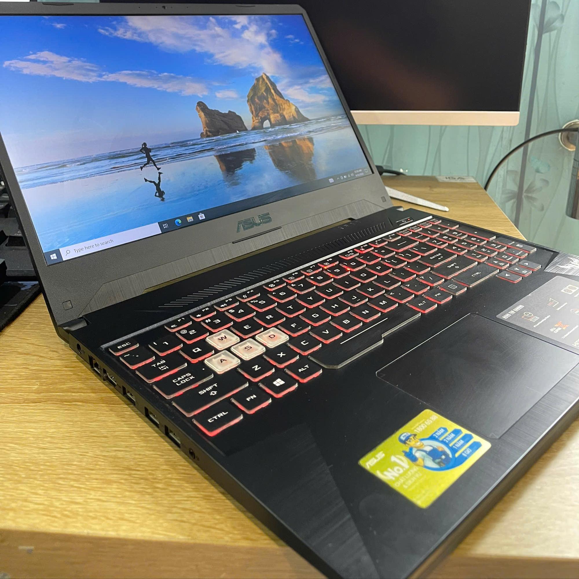 ASUS Tuf Ryzen 7 3750H Ram 16GB 512GB SSD CARD GTX 1650 Màn 15.6inch 120hz-duoc-ban-tai-Vi Tính Kim Trân