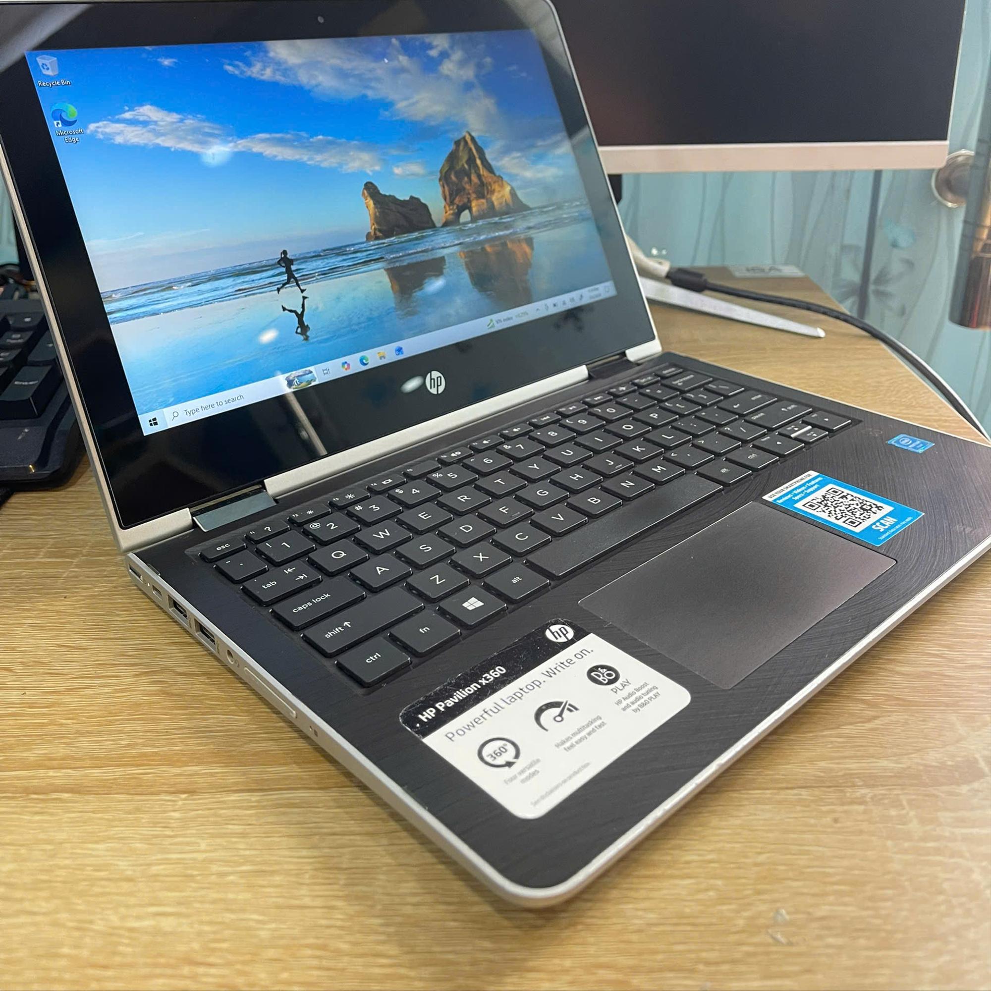 HP Pentium N4200 8GB/128GB SSD Màn 11.6inch Cảm ứng Xoay gặp 360-duoc-ban-tai-Vi Tính Kim Trân