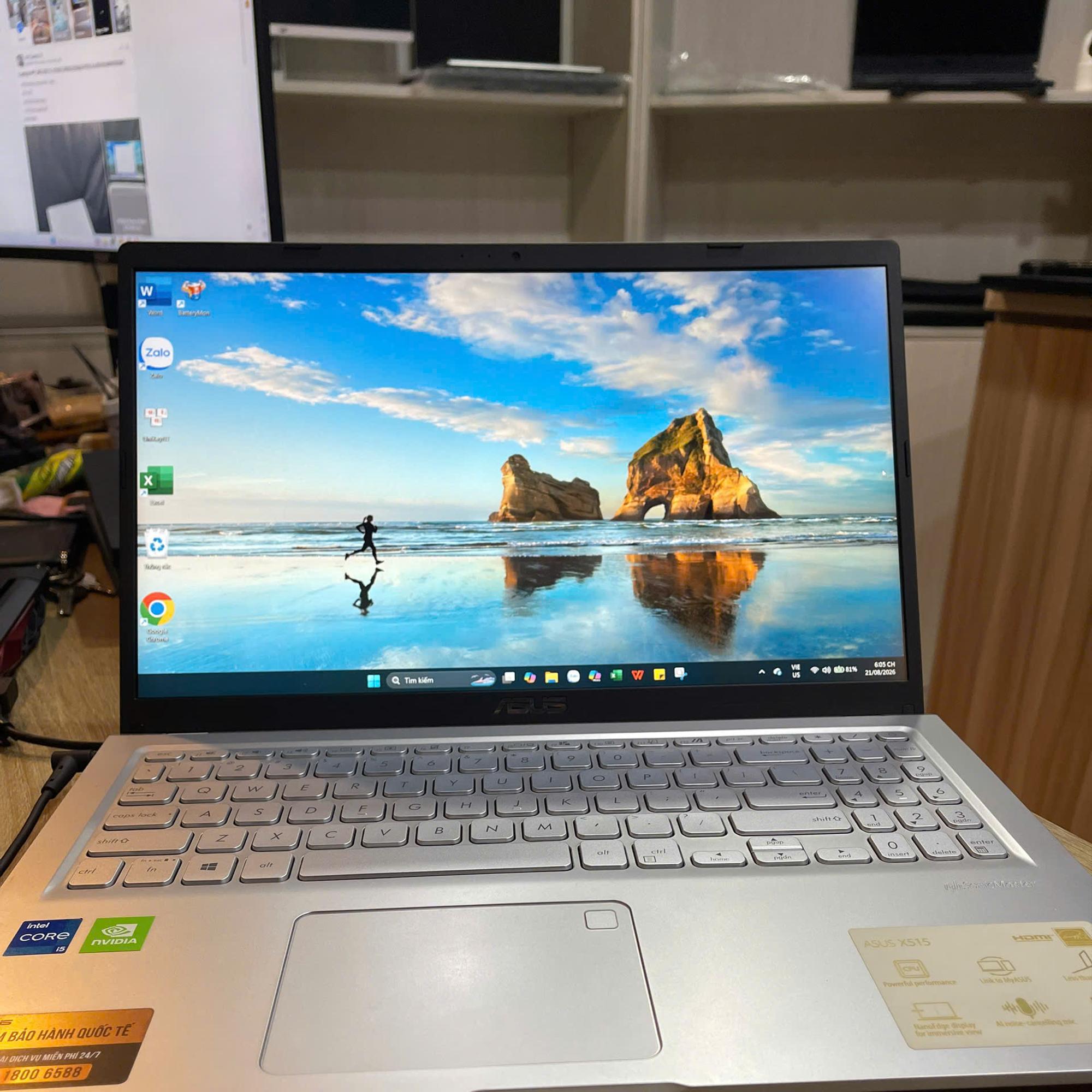 Asus i5 11th Ram 8GB 512GB SSD Card MX330 Màn 15.6inch FHD.-duoc-ban-tai-Vi Tính Kim Trân