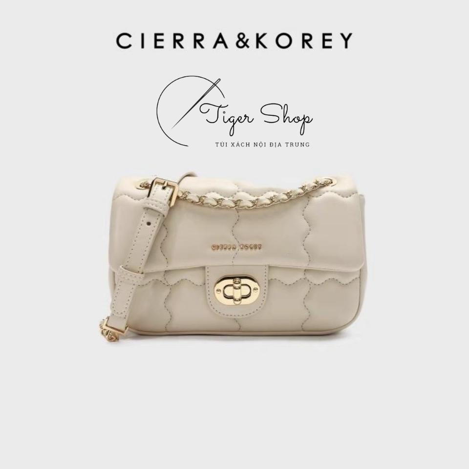 Cierra Korey trắng khâu hình bánh-duoc-ban-tai-Tiger Shop