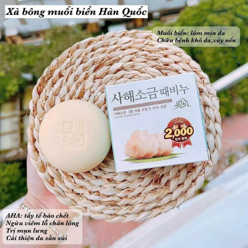 Xà bông muối biển Hàn Quốc-duoc-ban-tai-Cao Thu. Hàn Quốc Mix Shop