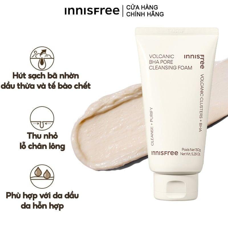 Sữa rửa mặt Innisfree tro núi lửa mới-duoc-ban-tai-Cao Thu. Hàn Quốc Mix Shop