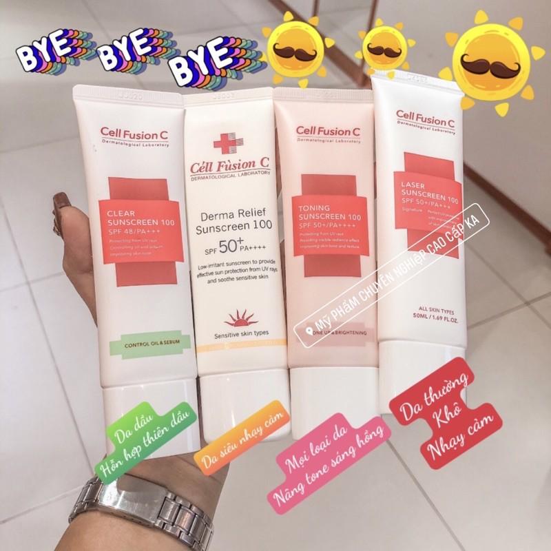 (50ml) Kem chống nắng Cell đỏ 50ml-duoc-ban-tai-Cao Thu. Hàn Quốc Mix Shop