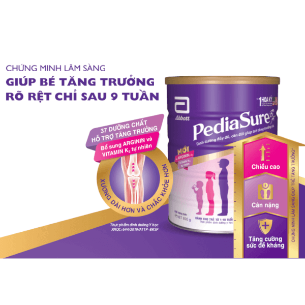 Sữa bột Pediasure ( 1 - 10 TUỔI )-duoc-ban-tai-Tạp hóa Quỳnh Như
