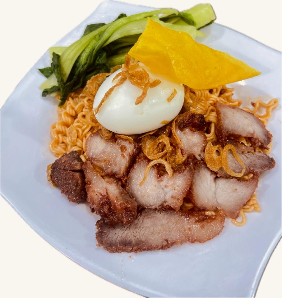 Mì Xá Xíu-duoc-ban-tai-Mì Trộn Trứng Lòng Đào