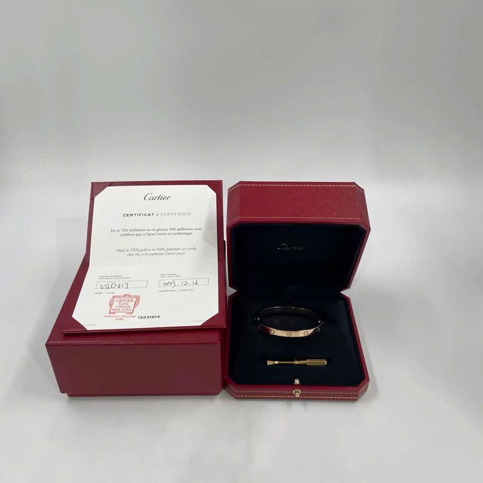 CARTIER LOVE BRACELET 17 RG -Full box certi (VGD517 16/12/2023)-duoc-ban-tai-PML