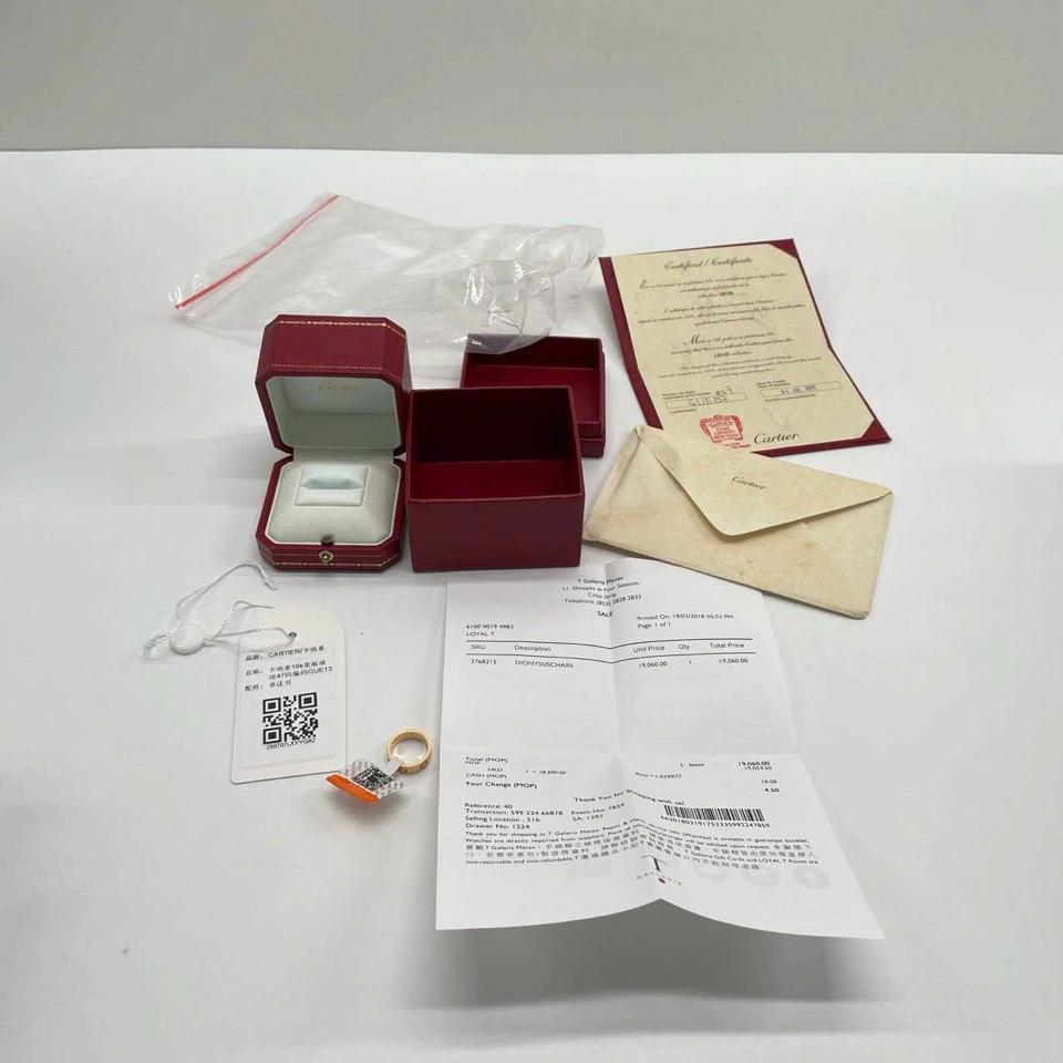 CARTIER LOVE RING - RG - 47 - fullset ( GUE137 19/03/2018 MC)-duoc-ban-tai-PML