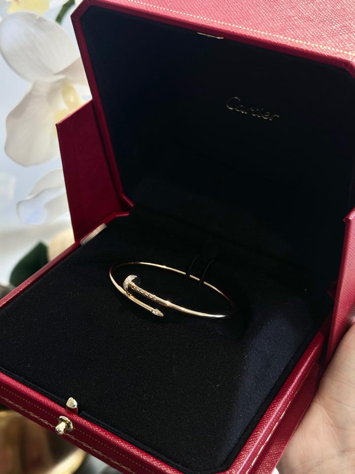 Vòng CARTIER Juste un Clou  Diamond - Rosegold  - Size 15 - Full box bill certificate 2022 Like new (10/01/2022_RFC246)-duoc-ban-tai-PML