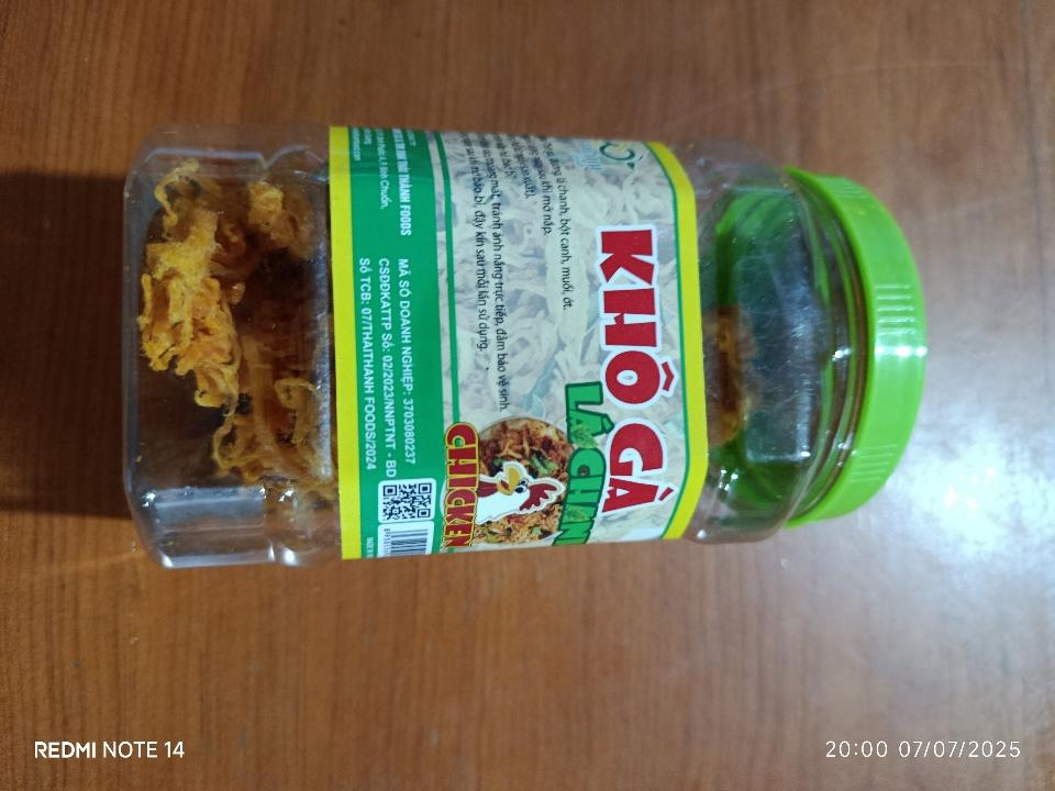 Khô gà hộp 100g. ໃບຫມາກນາວໄກ່ແຫ້ງ-duoc-ban-tai-CĂN TIN SEKONG