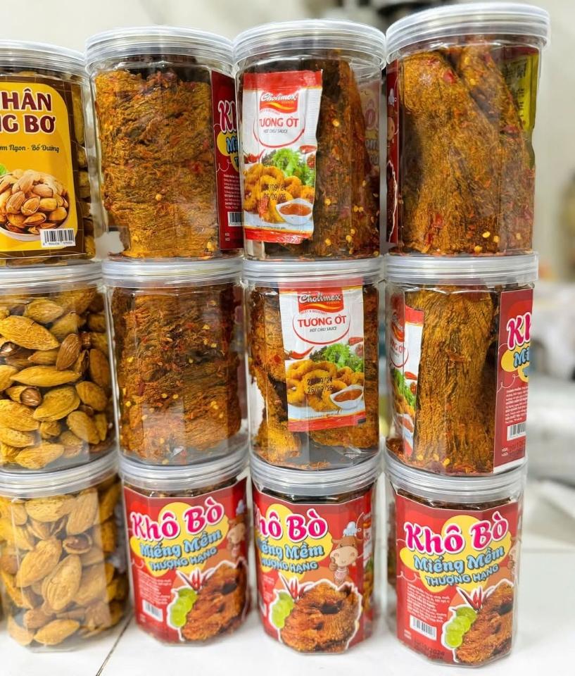 Bò khô đóng hộp 220g ຊີ້ນງົວແຫ້ງກະປ໋ອງ -duoc-ban-tai-CĂN TIN SEKONG