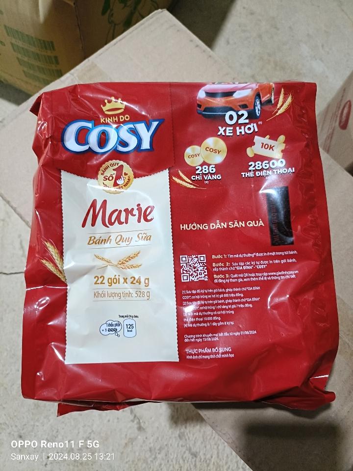 Bánh quy sữa Cosy 528g ຄຸກກີ້ນົມ Cozy-duoc-ban-tai-CĂN TIN SEKONG