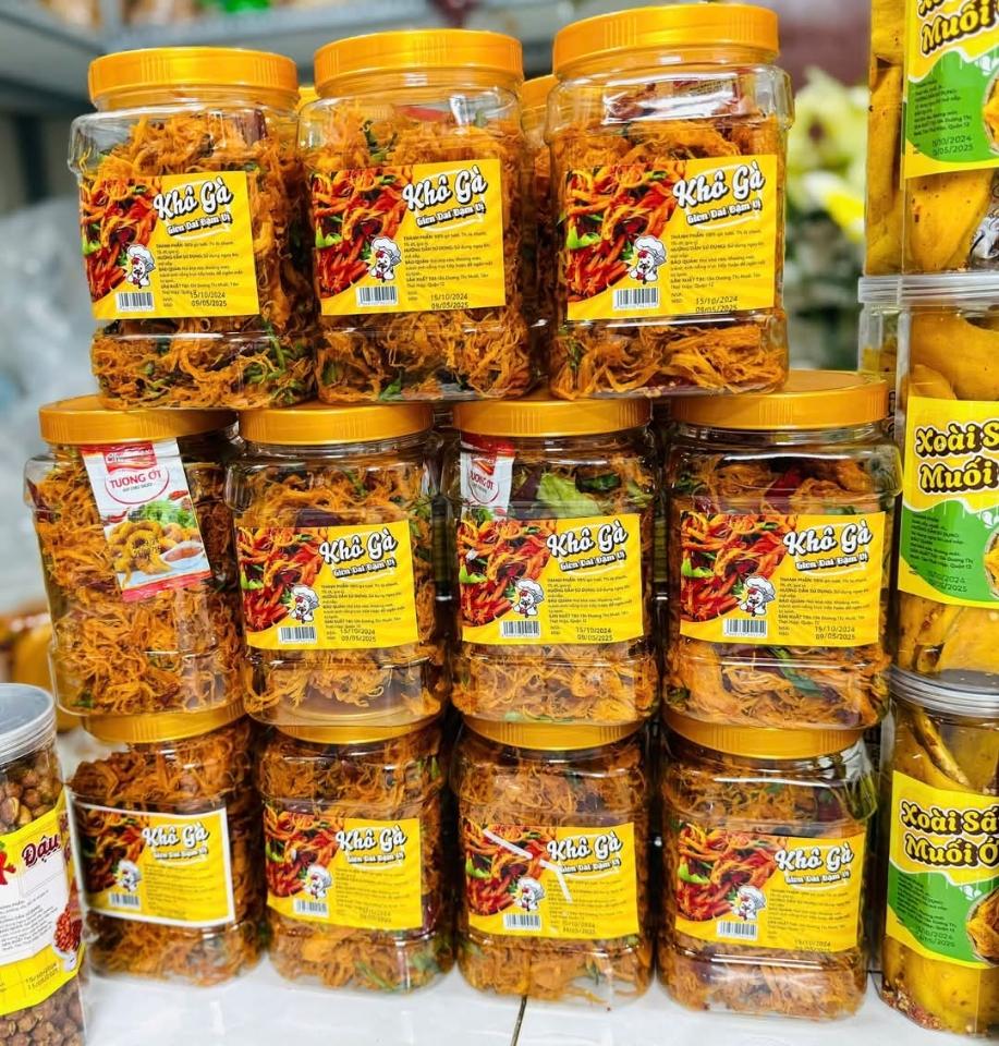 Khô gà hộp 500g. ໃບຫມາກນາວໄກ່ແຫ້ງ-duoc-ban-tai-CĂN TIN SEKONG