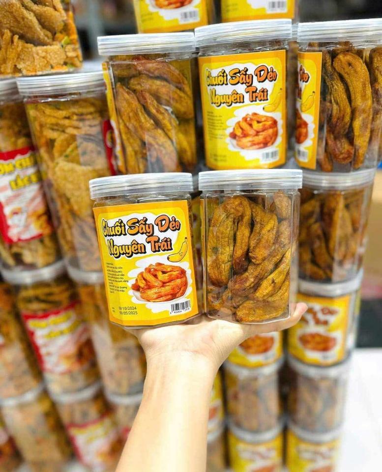 Chuối sấy dẻo 350g ຫມາກກ້ວຍແຫ້ງ 350 ກຣາມ -duoc-ban-tai-CĂN TIN SEKONG