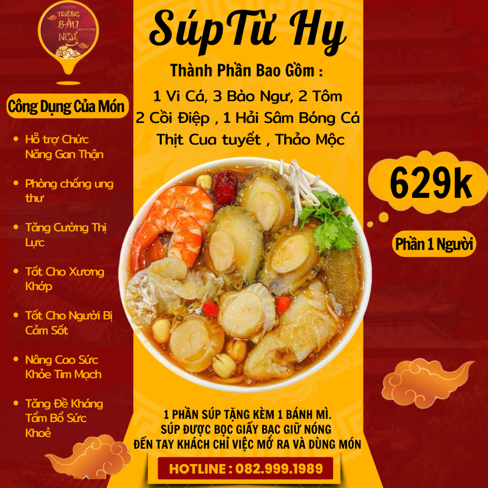 Từ Hy - Súp Bào Ngư Vi Cá-duoc-ban-tai-SÚP BÀO NGƯ VI CÁ