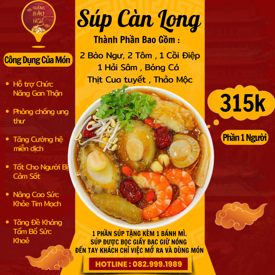 Càn Long - Súp Bào ngư-duoc-ban-tai-SÚP BÀO NGƯ VI CÁ