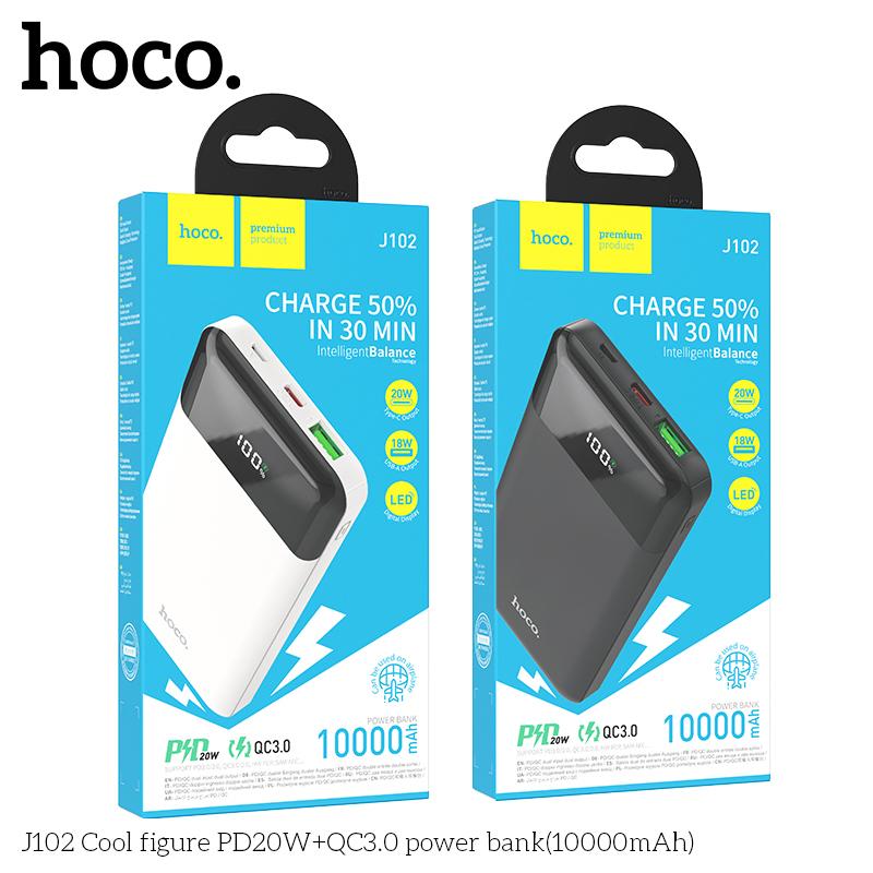J102 sạc dự phòng 10k hiện %-duoc-ban-tai-Tùng Phụ Kiện Hoco